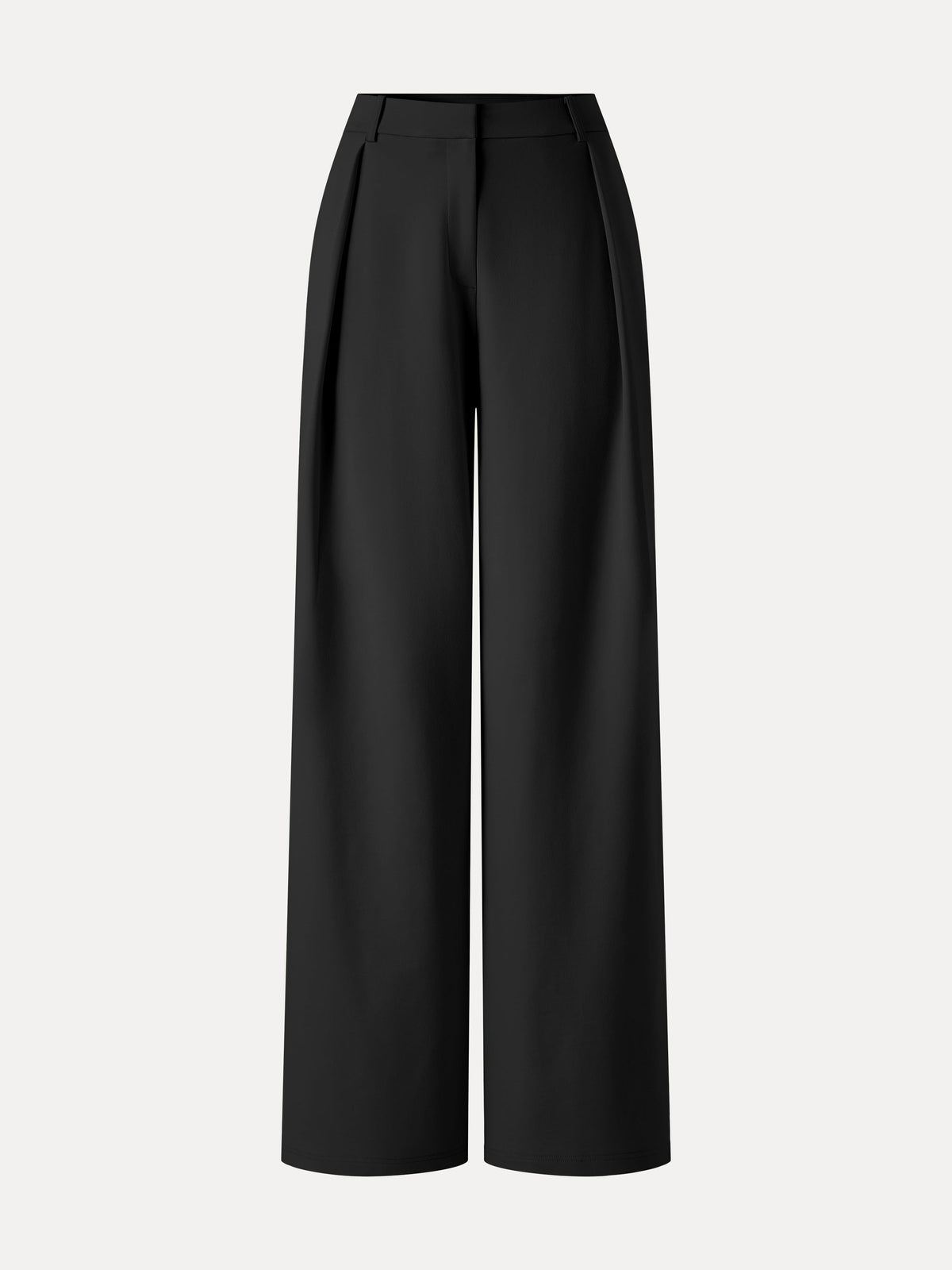 OGLmove Women's Not-See-Thru High-Rise Wide-Leg Pants