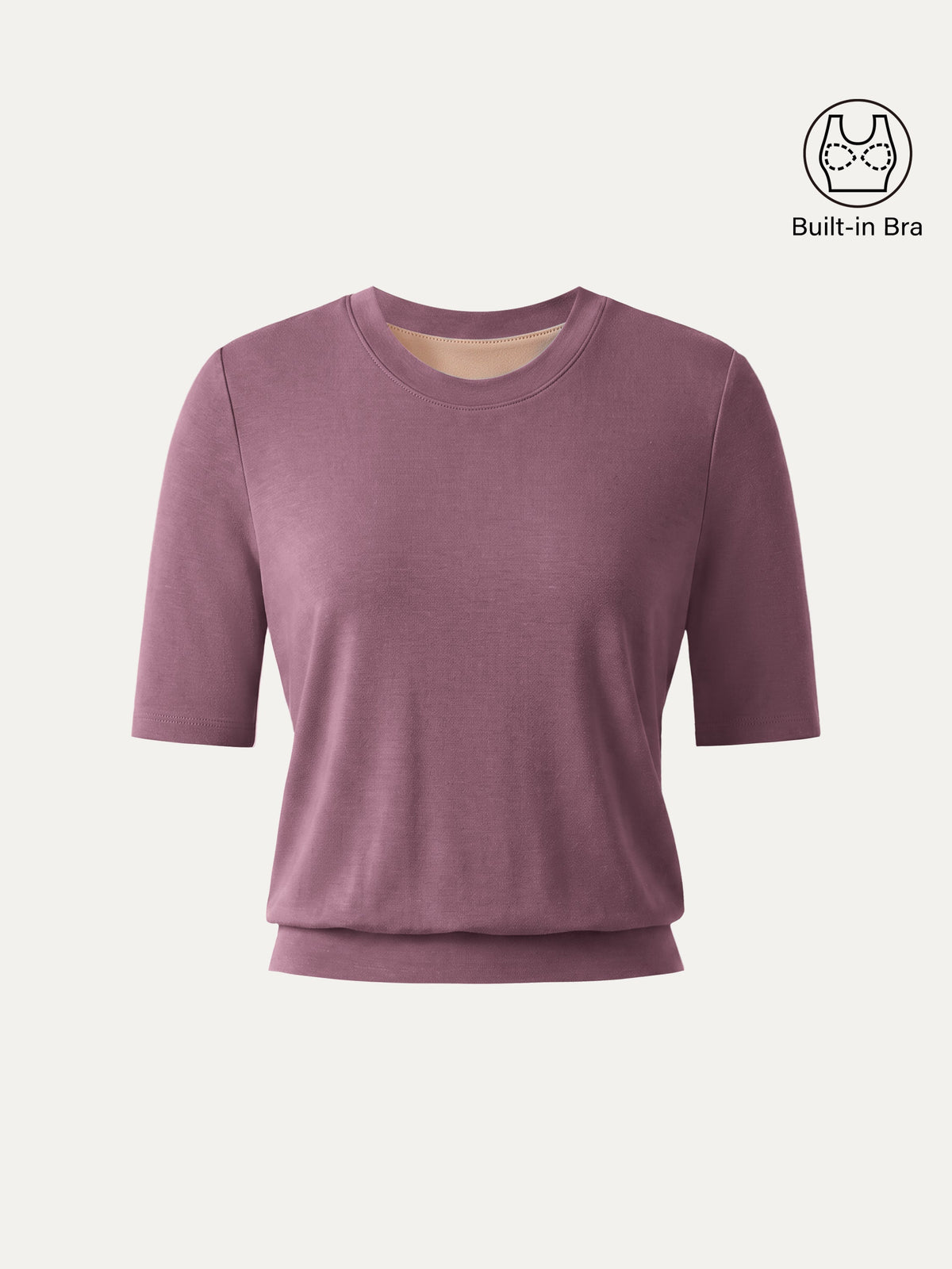 OGLmove Women's Lyocell Wool Crewneck Bra Top