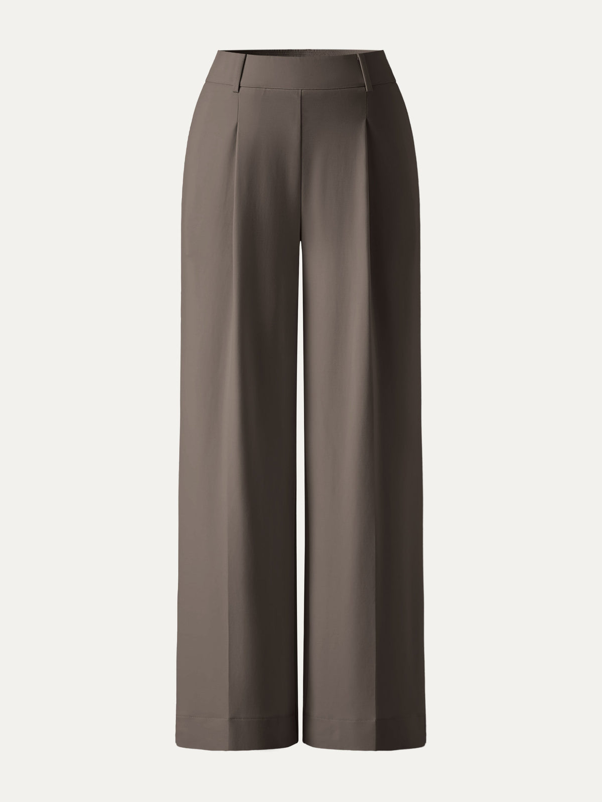 OGLmove Women's Ponte High-Rise Wide-Leg Pants with Pockets