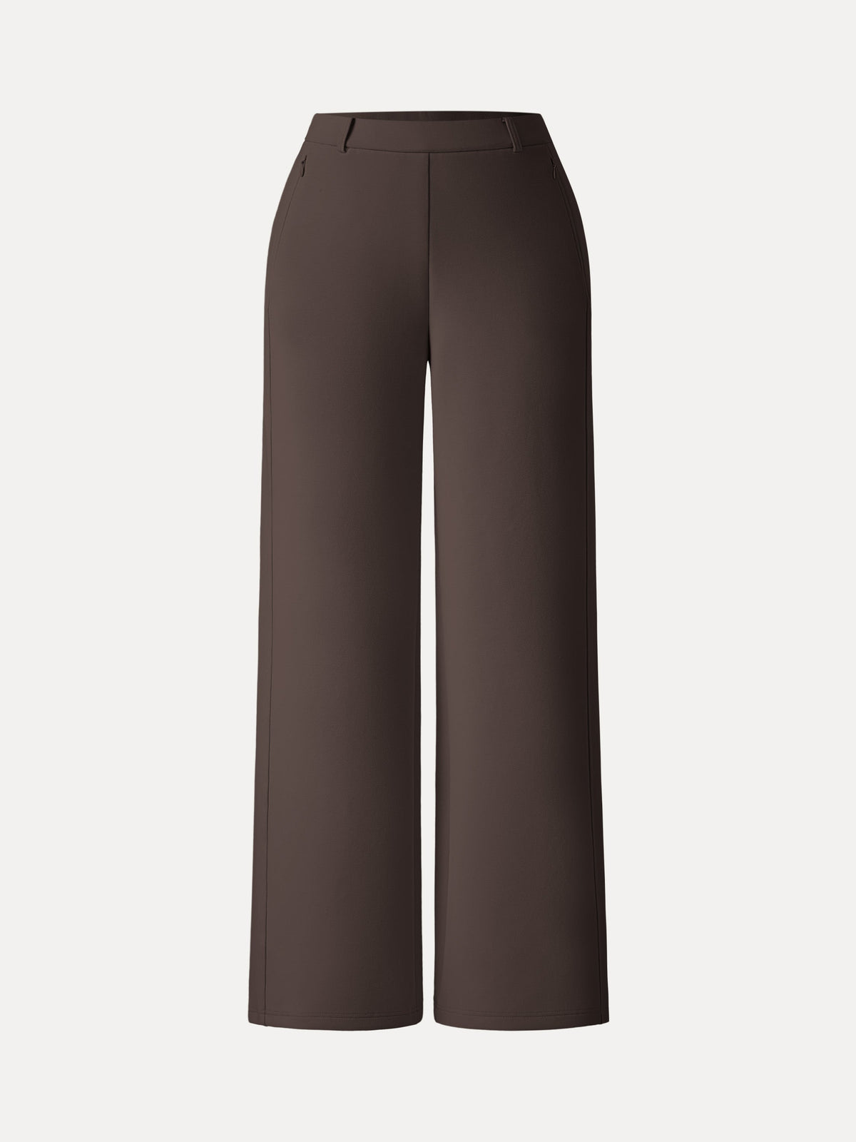 OGLmove Women's Stretch Cotton Blend Slimming High-Rise Wide-Leg Pants