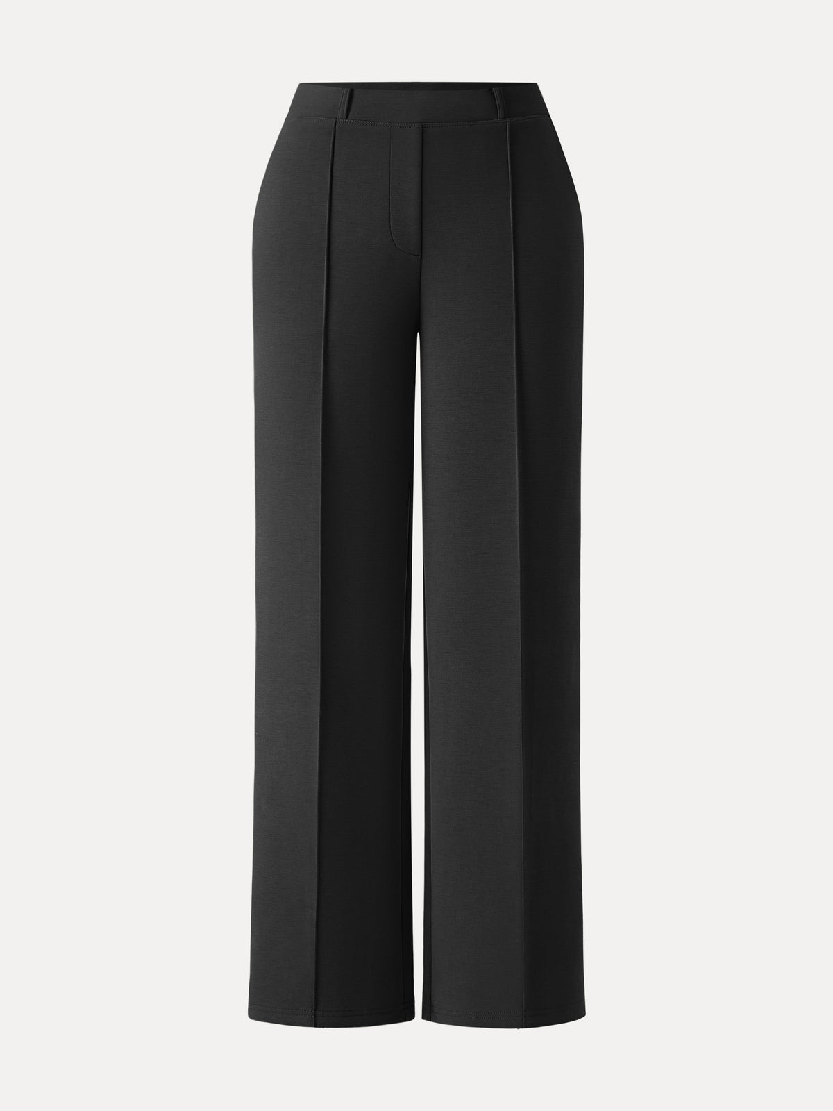 OGLmove Women's Wrinkle-Resistant Mid Rise Straight Leg Pants