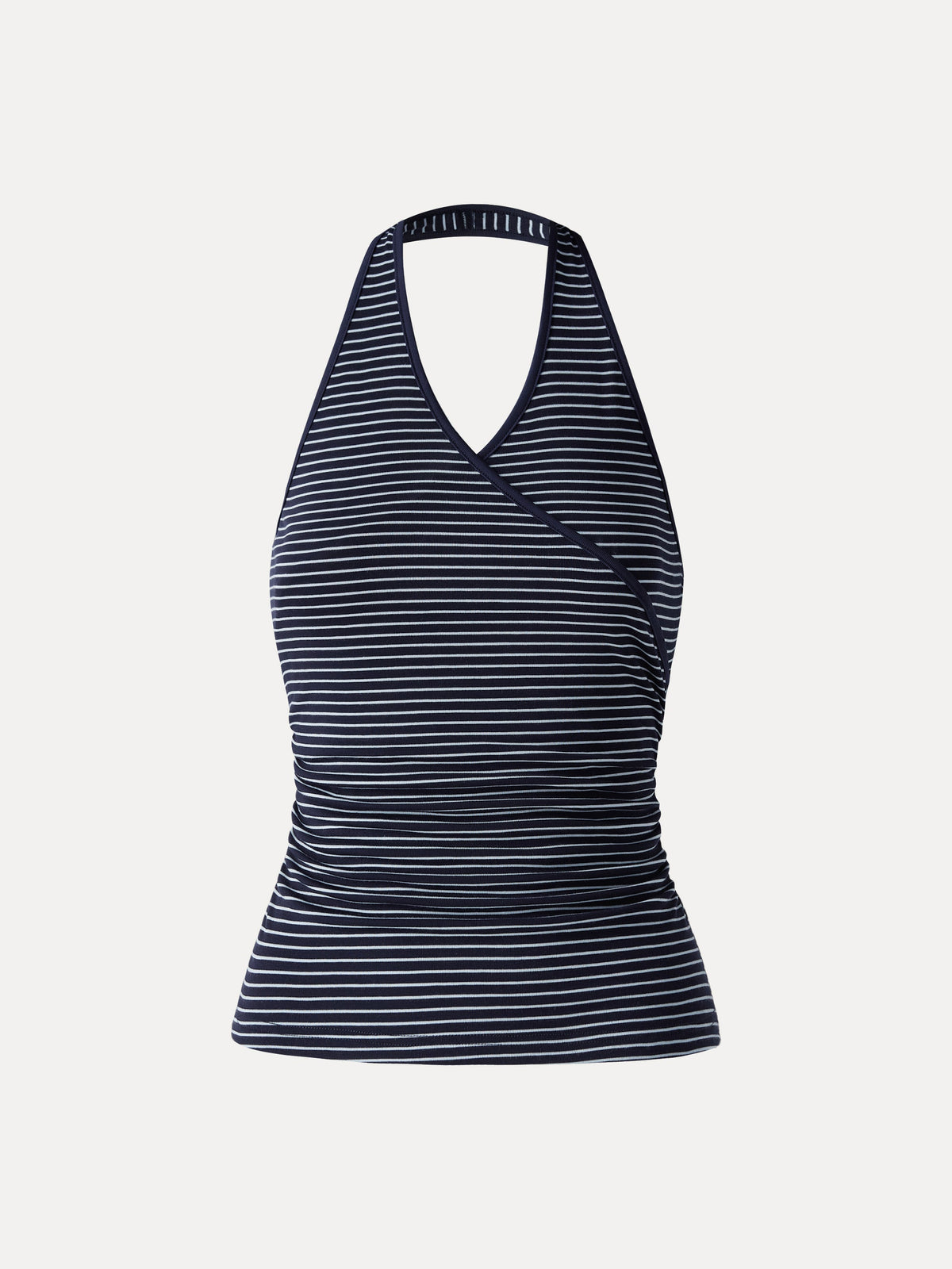 OGLmove Women's Striped Halter Neck Tank Top