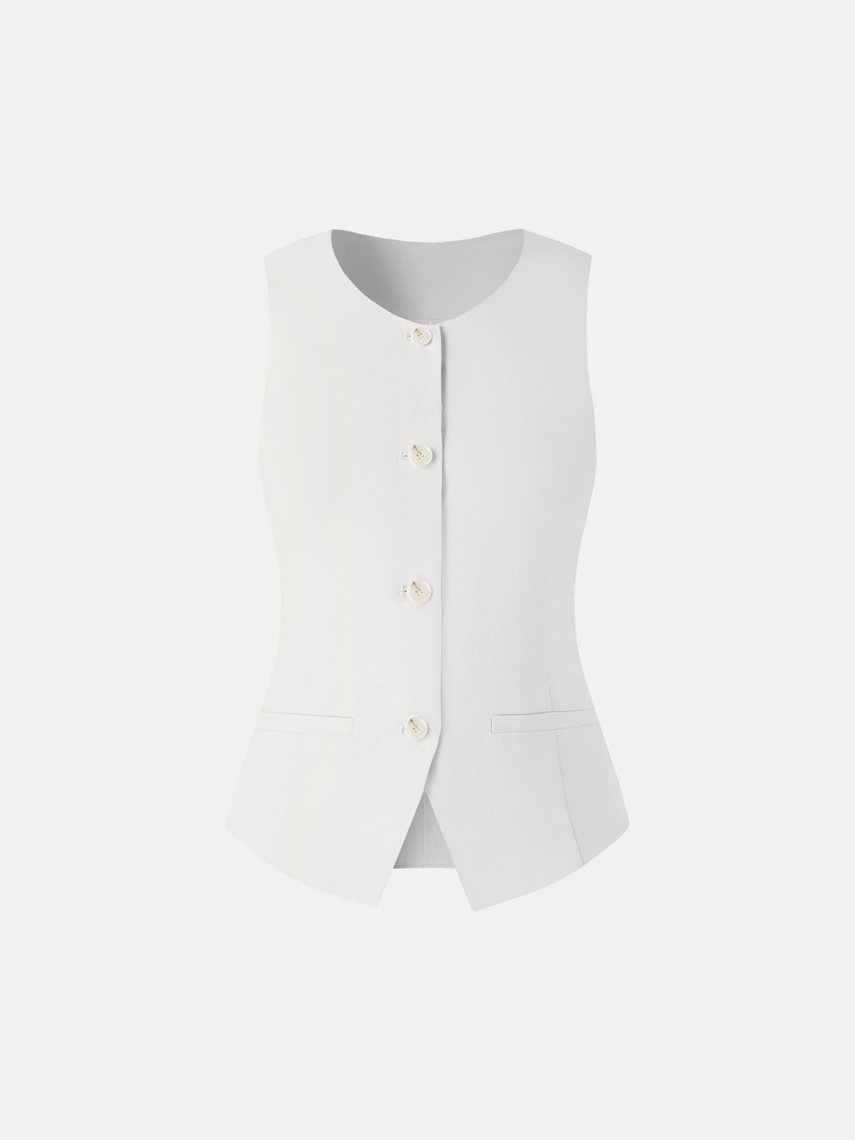 OGLmove Women's Linen Summer Waistcoat with Pockets