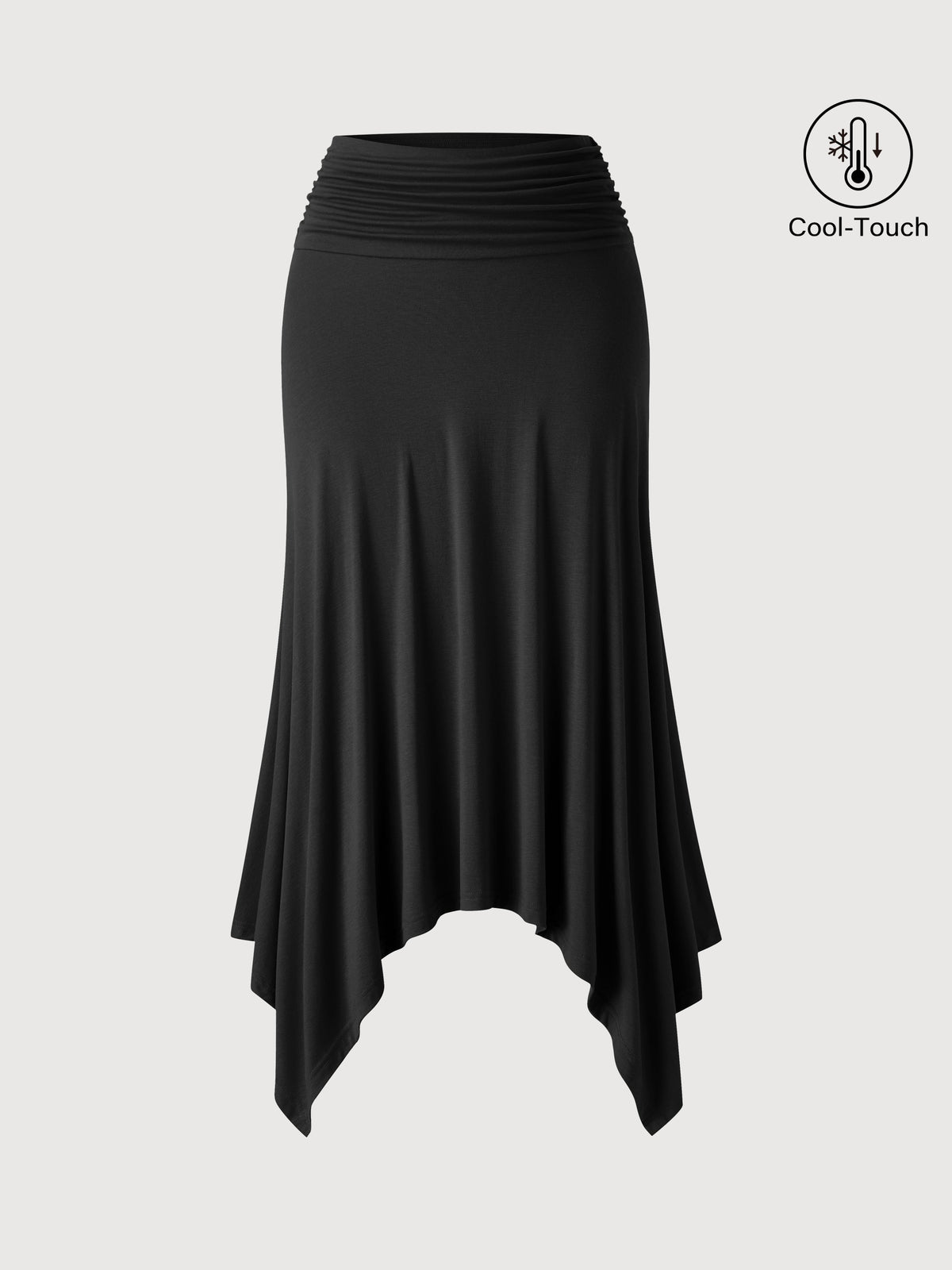 OGLmove Women's CoolTouch Handkerchief Hem Ankled Skirt