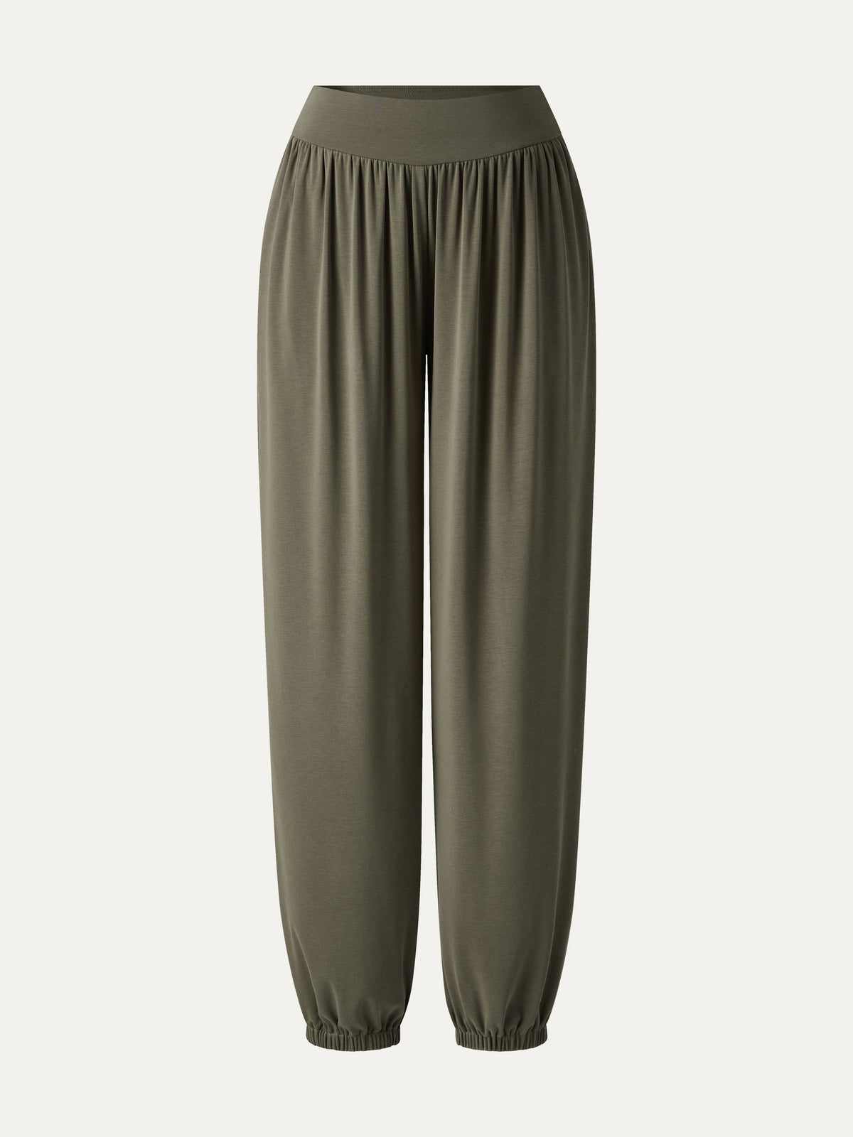 OGLmove Women's Sandwashed Modal High-Rise Balloon Pants