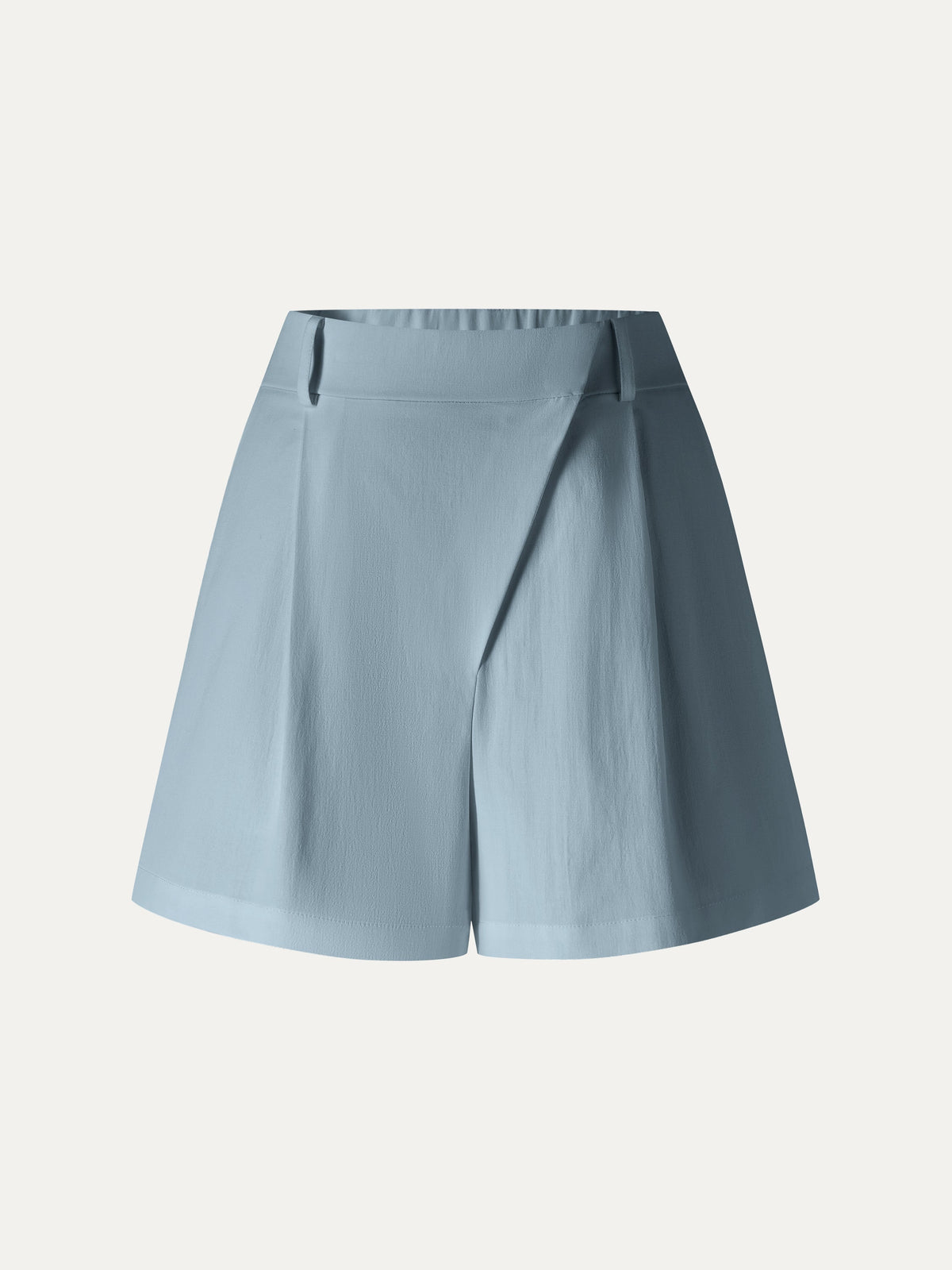 OGLmove Women's Not-See-Thru Linen-Like A-Line Shorts