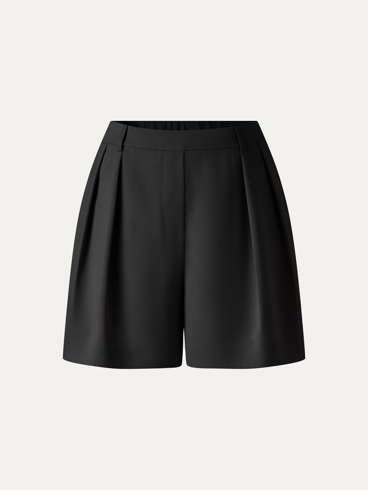 OGLmove Women's Lyocell-Linen Tailored Shorts with Pockets