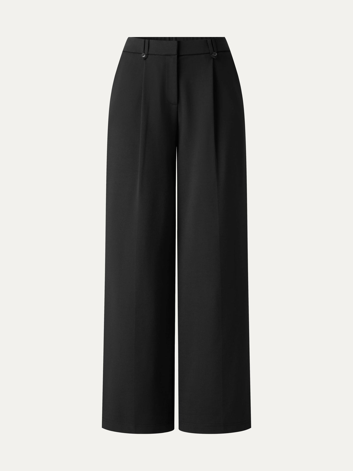 OGLmove Women's Ponte Low-Rise Straight Leg Ankled Pants with Pockets