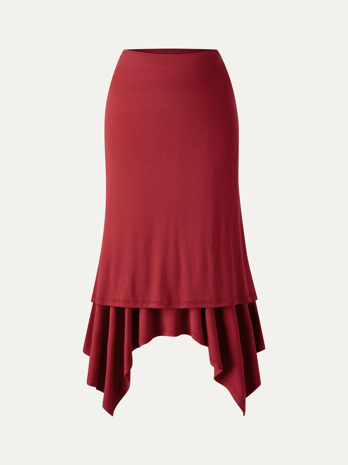 OGLmove Women's CoolTouch Handkerchief Hem Ankled Skirt