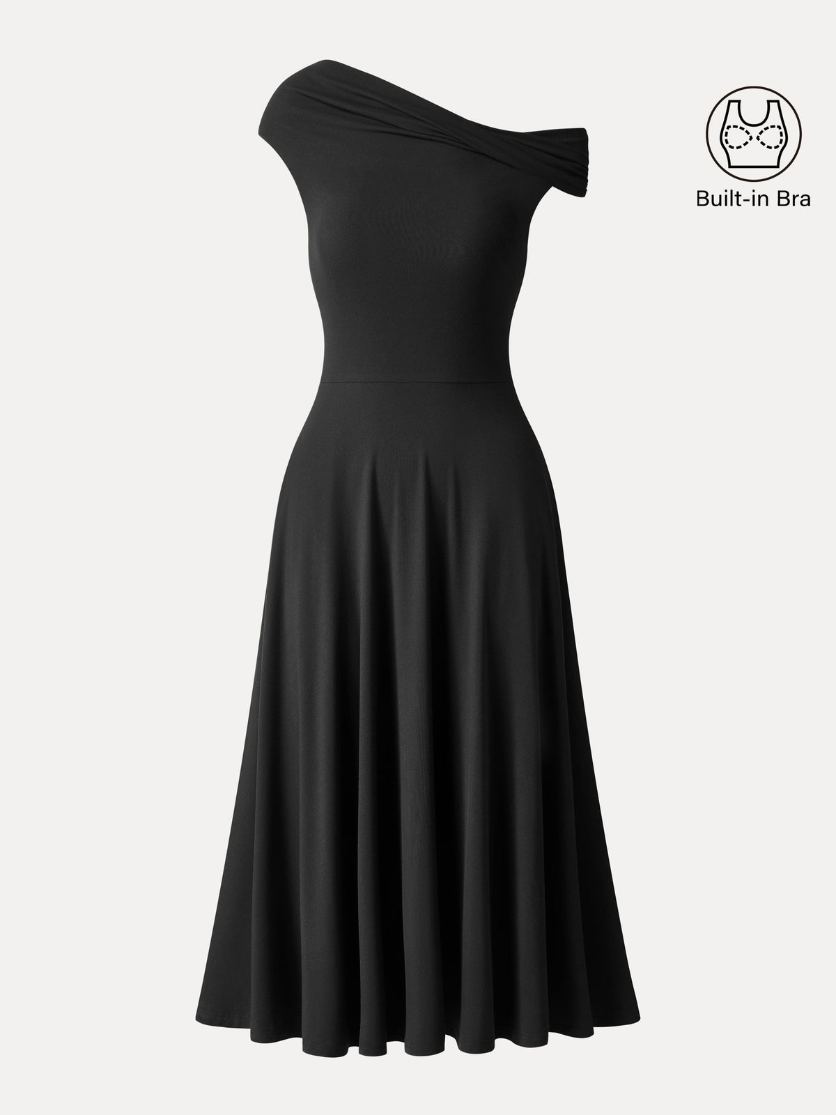 OGLmove Women's Eco-SkinKiss® Multi-Wear Midi Bra Dress with Pockets
