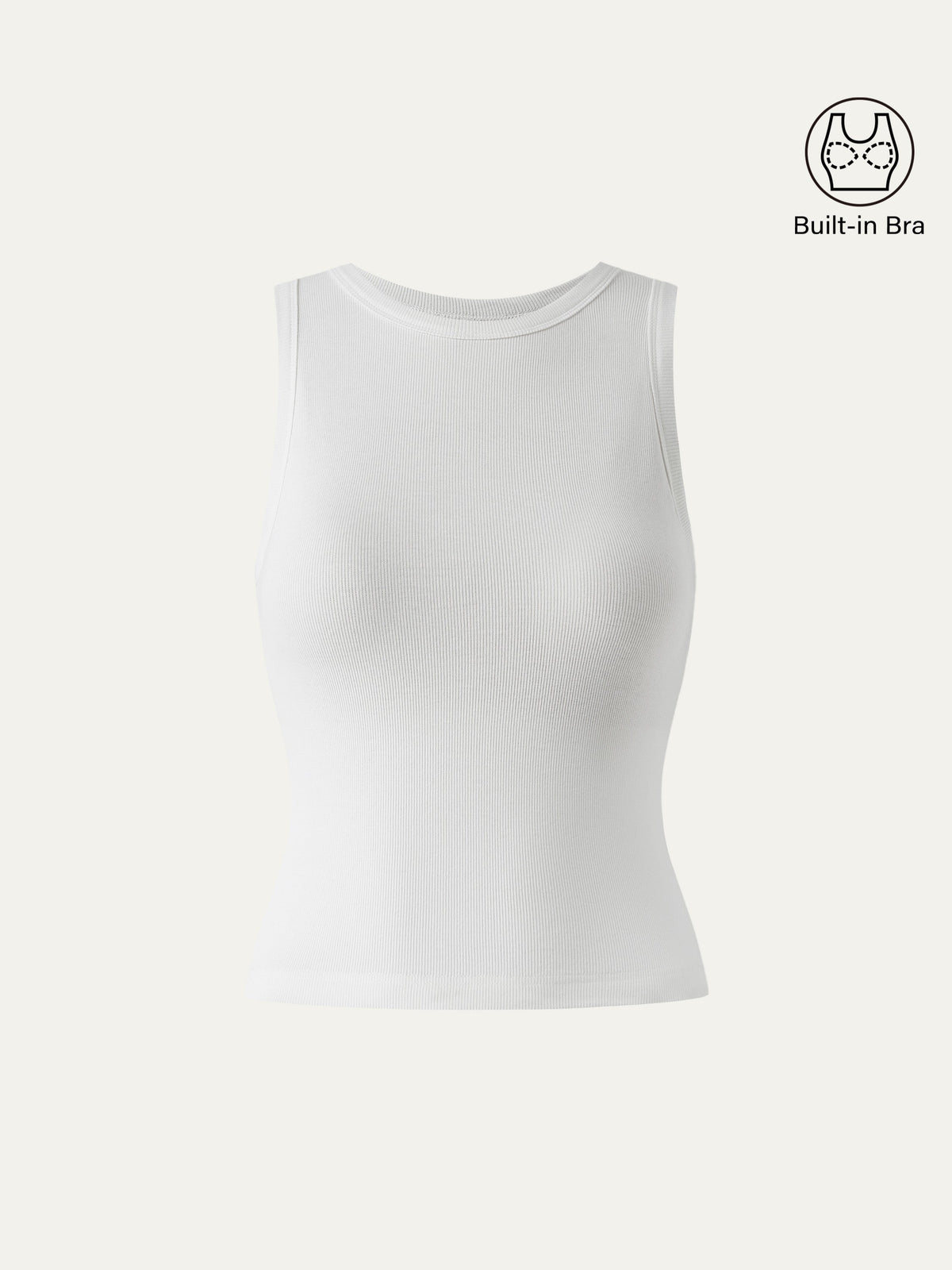 OGLmove Women's Crewneck Cotton Airy Bra Tank
