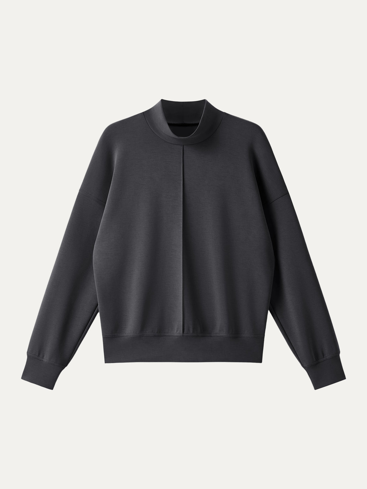 OGLmove Women's Modal Spacer Mockneck Long Sleeve Pullover Shirt