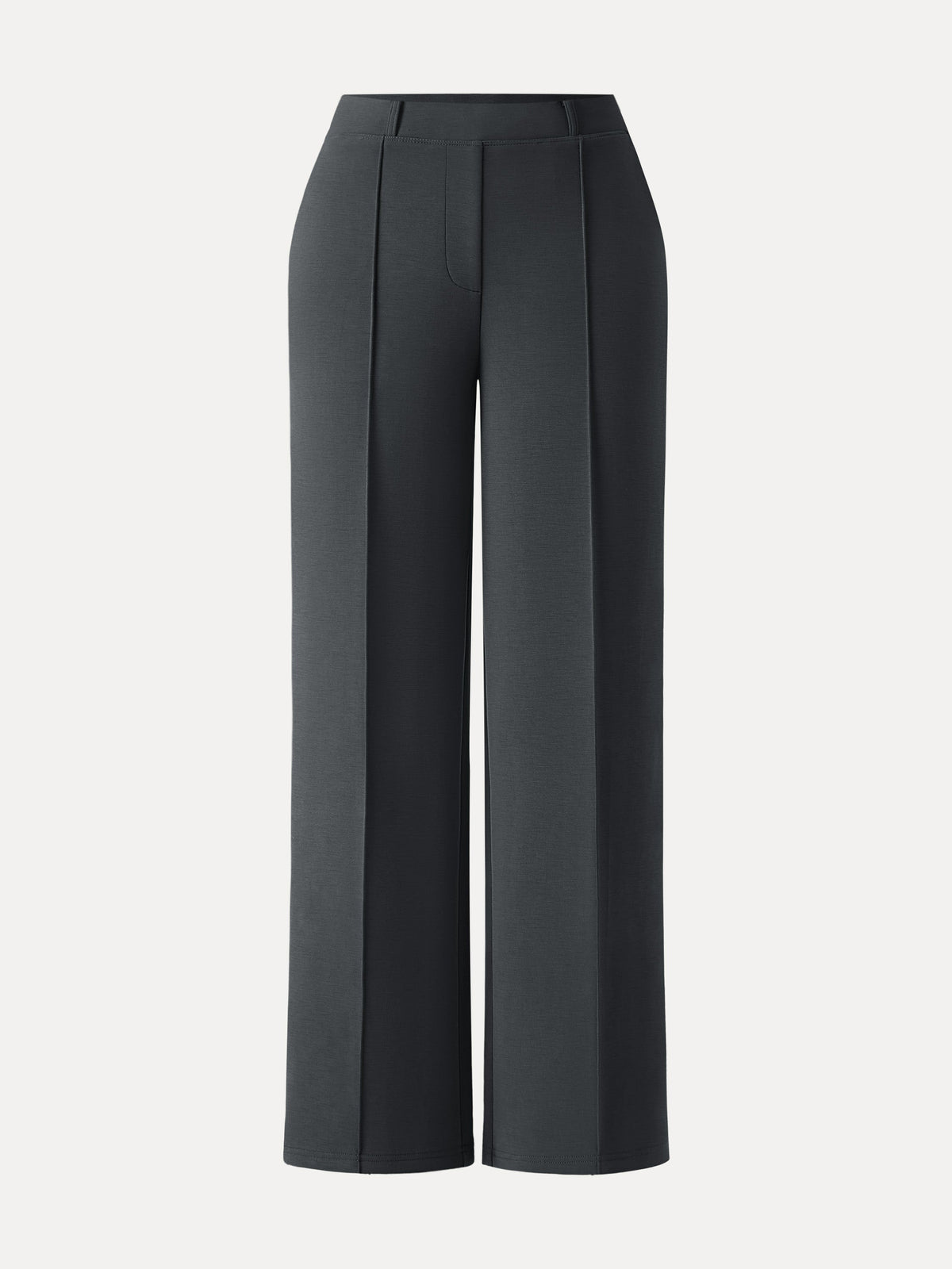 OGLmove Women's Wrinkle-Resistant Mid Rise Straight Leg Pants