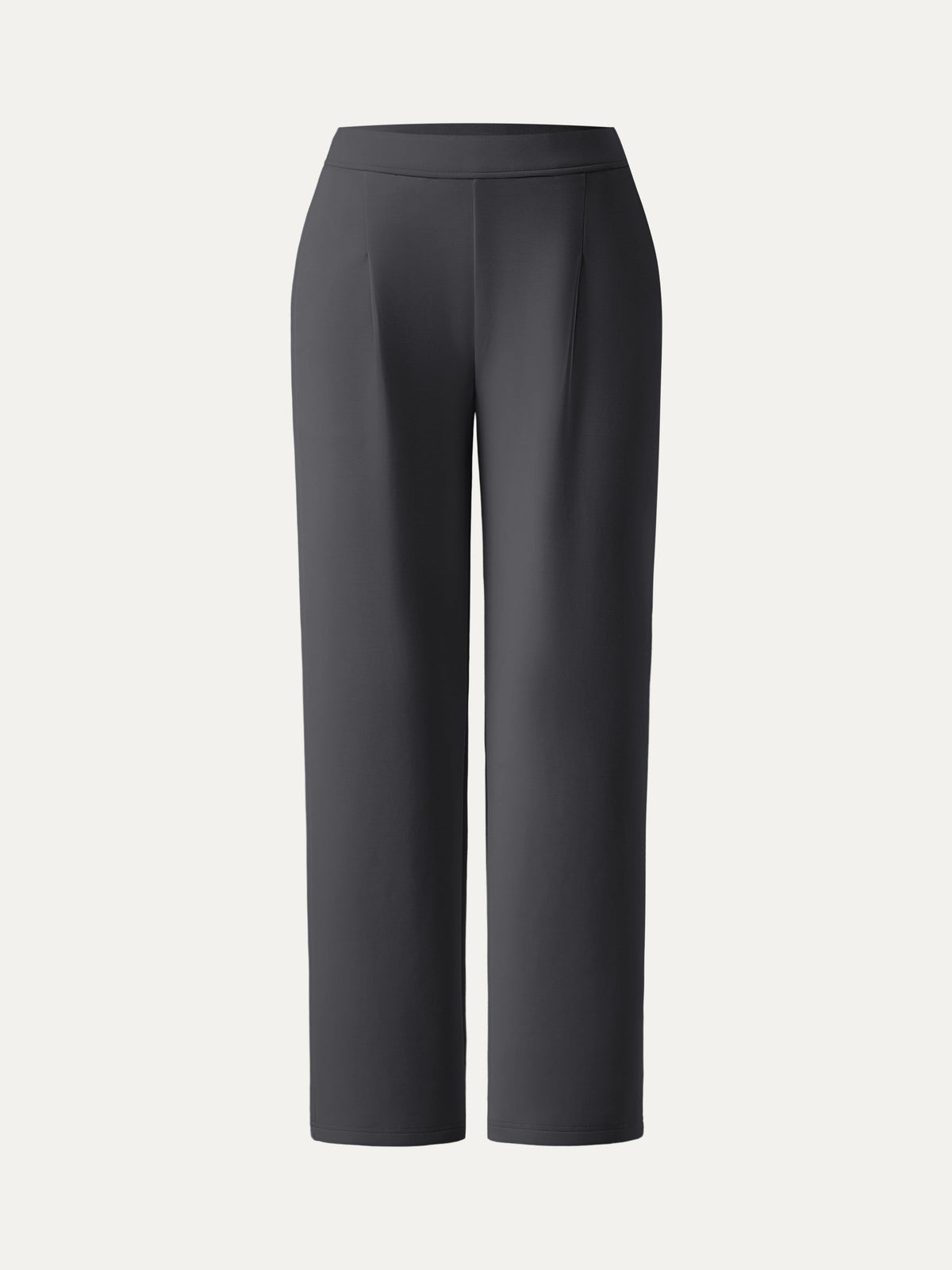 OGLmove Women's Sandwashed Spacer Mid Rise Straight Leg Pull-on Trousers