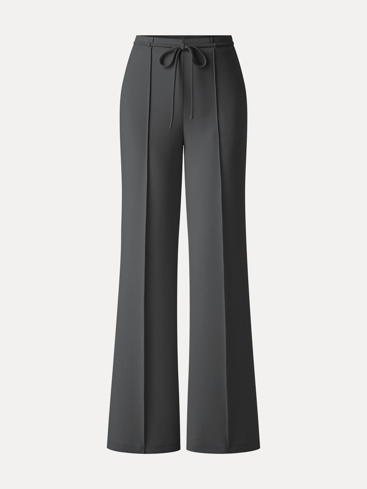 OGLmove Women's Lyocell Spacer Knit High-Rise Flare Pants with Pockets