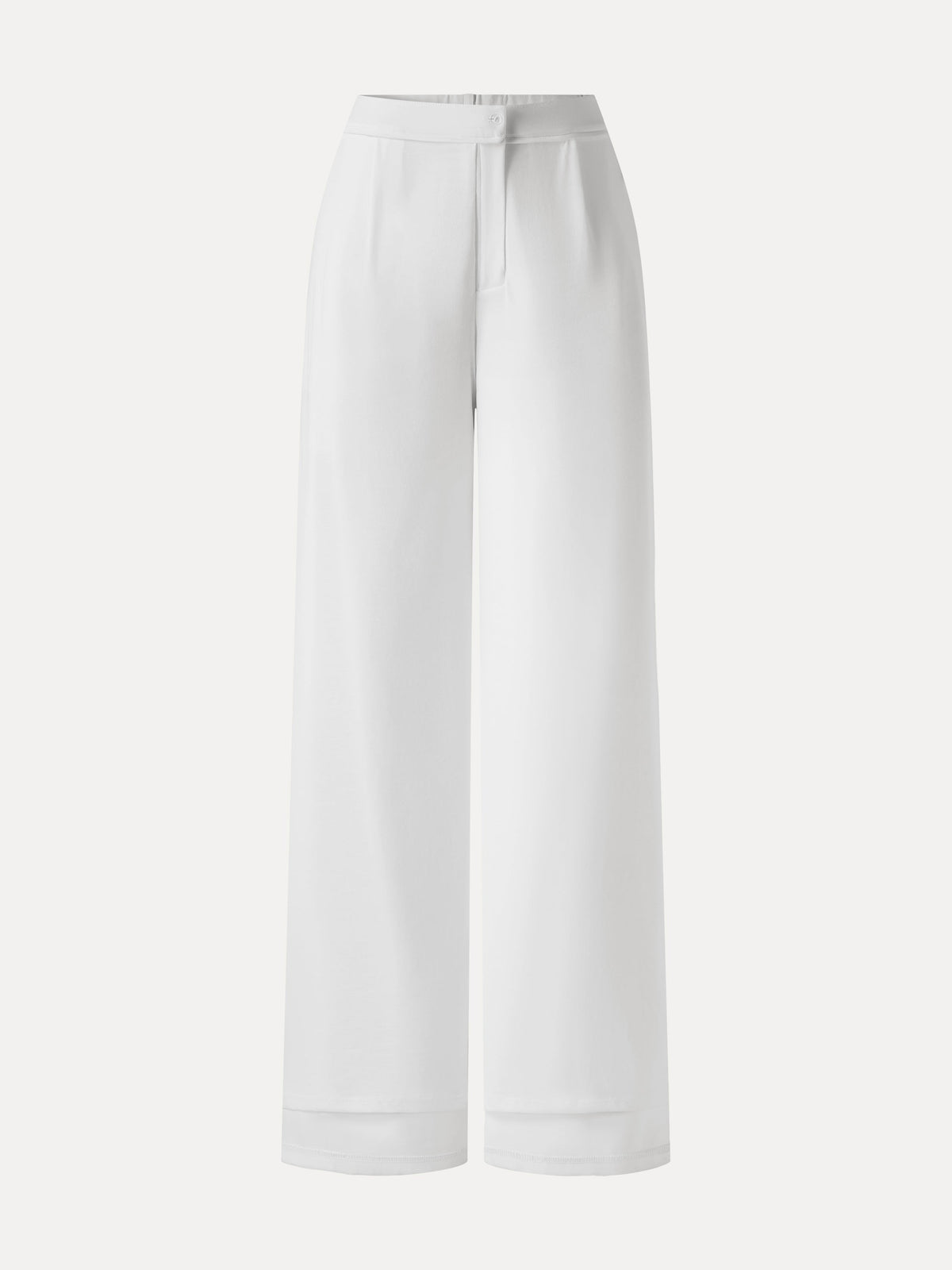 OGLmove Women's Not-See-Thru High-Rise Wide-Leg Pants