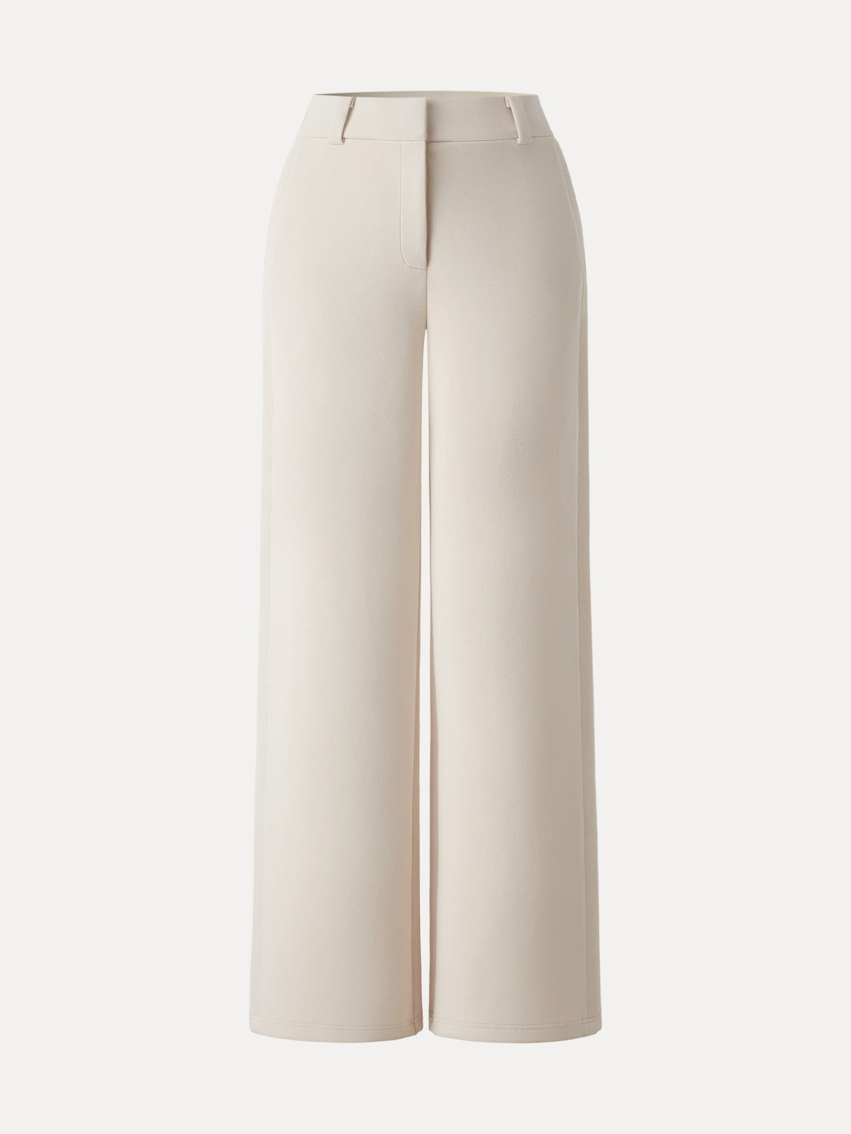 OGLmove Women's Stretchy Mid-Rise Wide-Leg Trousers