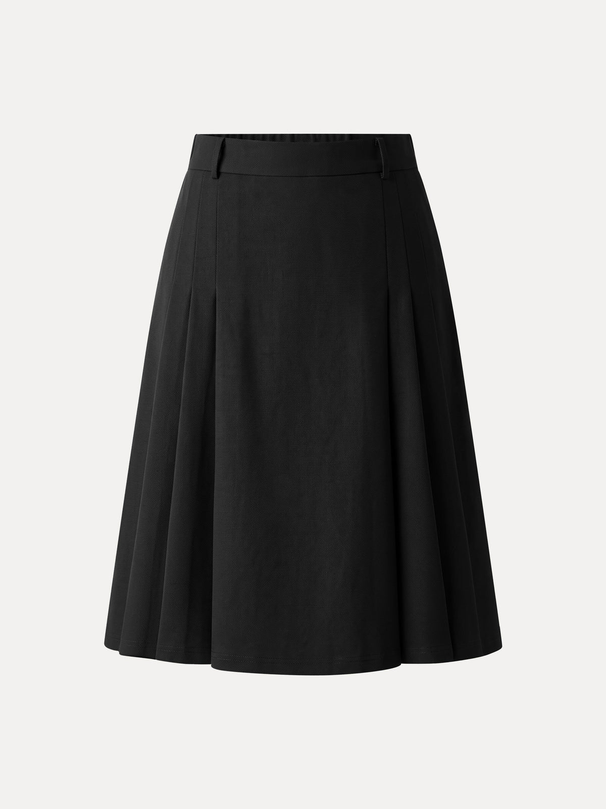 OGLmove Women's Ponte High-Rise Tucked Knee-Length Skirt