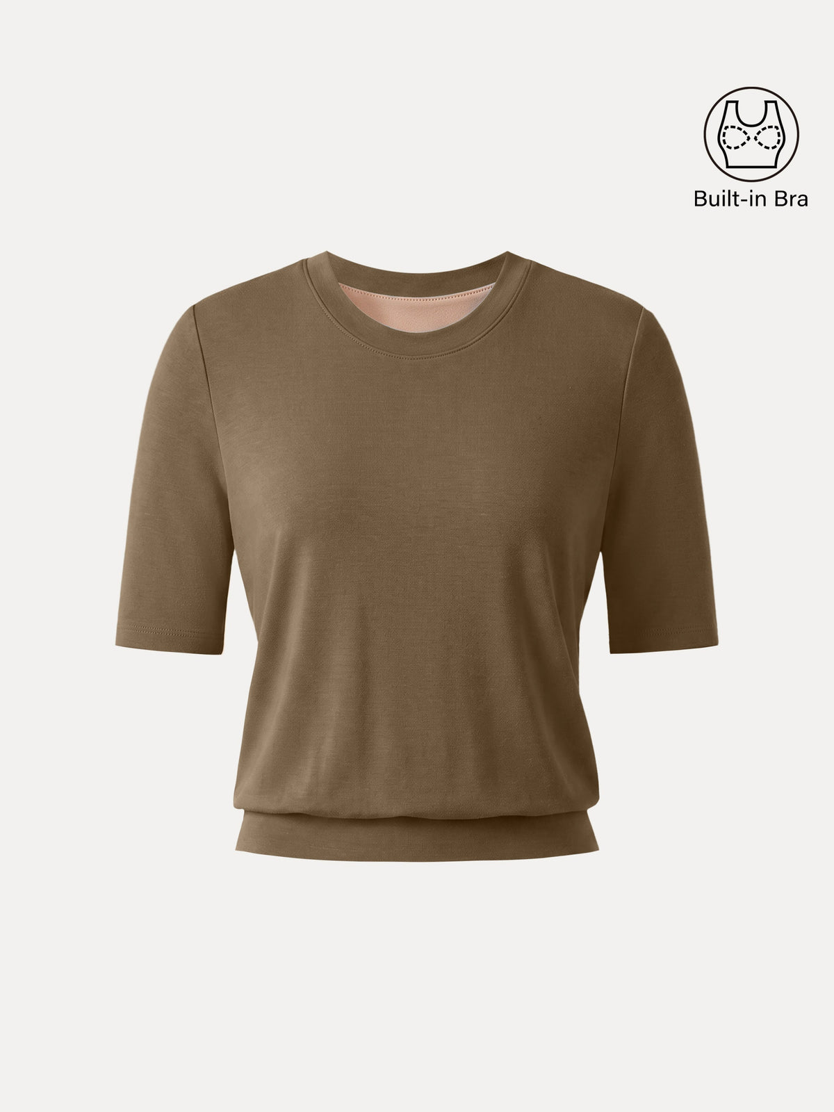 OGLmove Women's Lyocell Wool Crewneck Bra Top