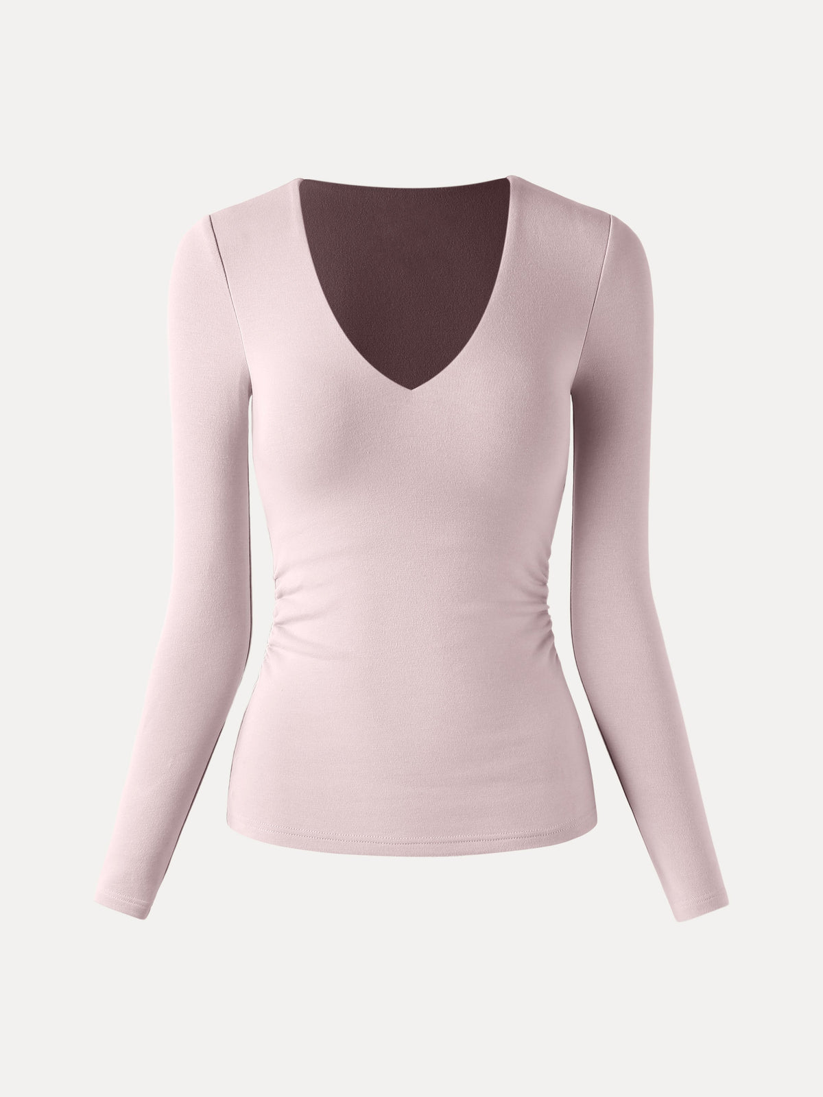 OGLmove Women's Eco-Mousse® V-Neck Long Sleeve Bra Top