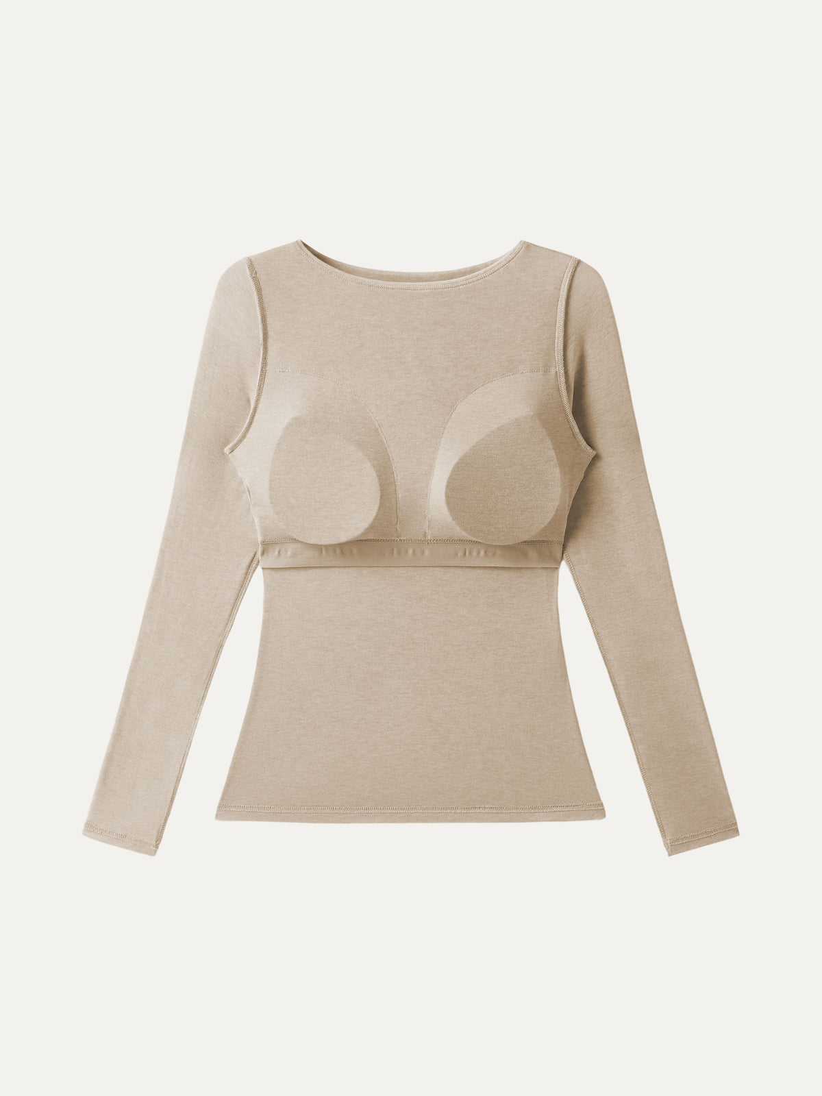 OGLmove Women's Eco-Mousse® Boatneck Ruched Overlap Bra Top