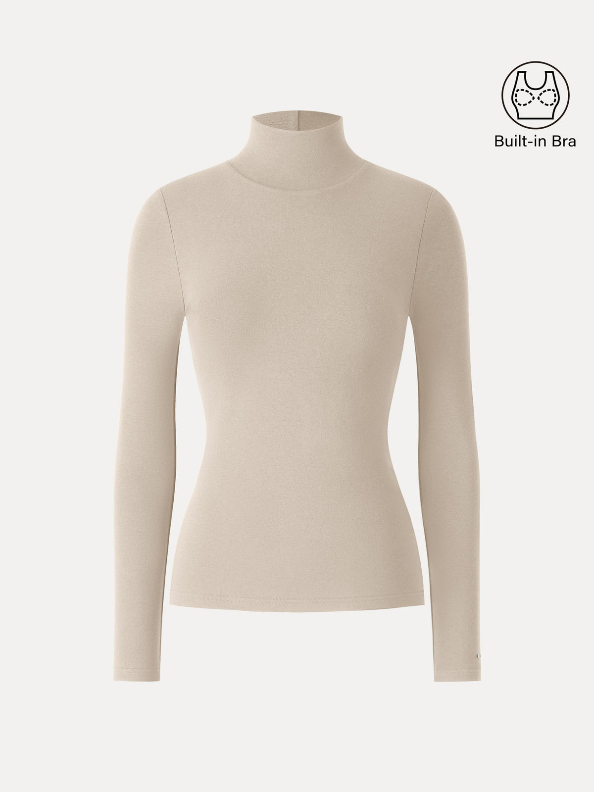 OGLmove Women's ProWarm Turtleneck Long Sleeve Bra Top
