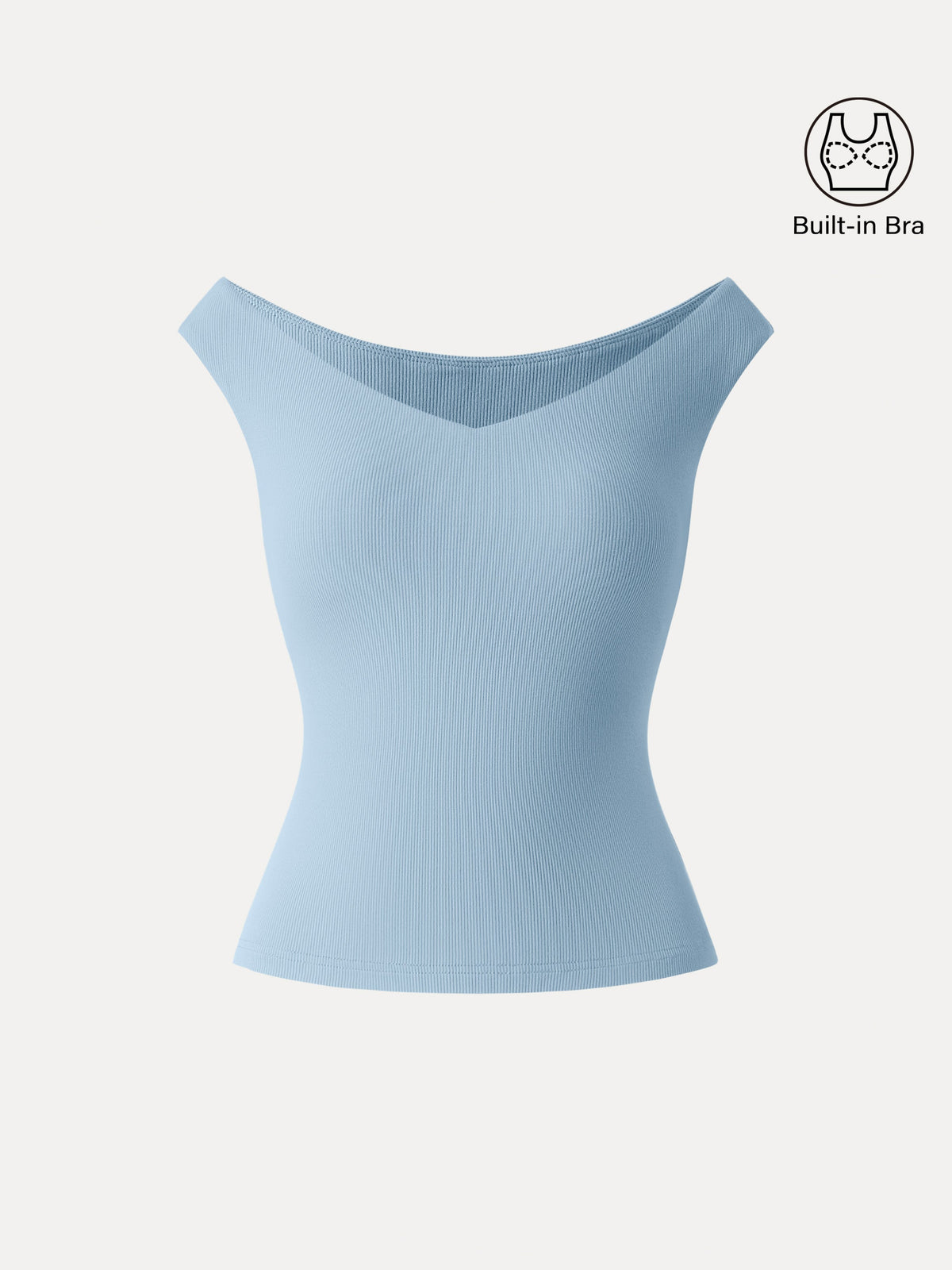 OGLmove Women's Essential V-Neck Airy Bra Top