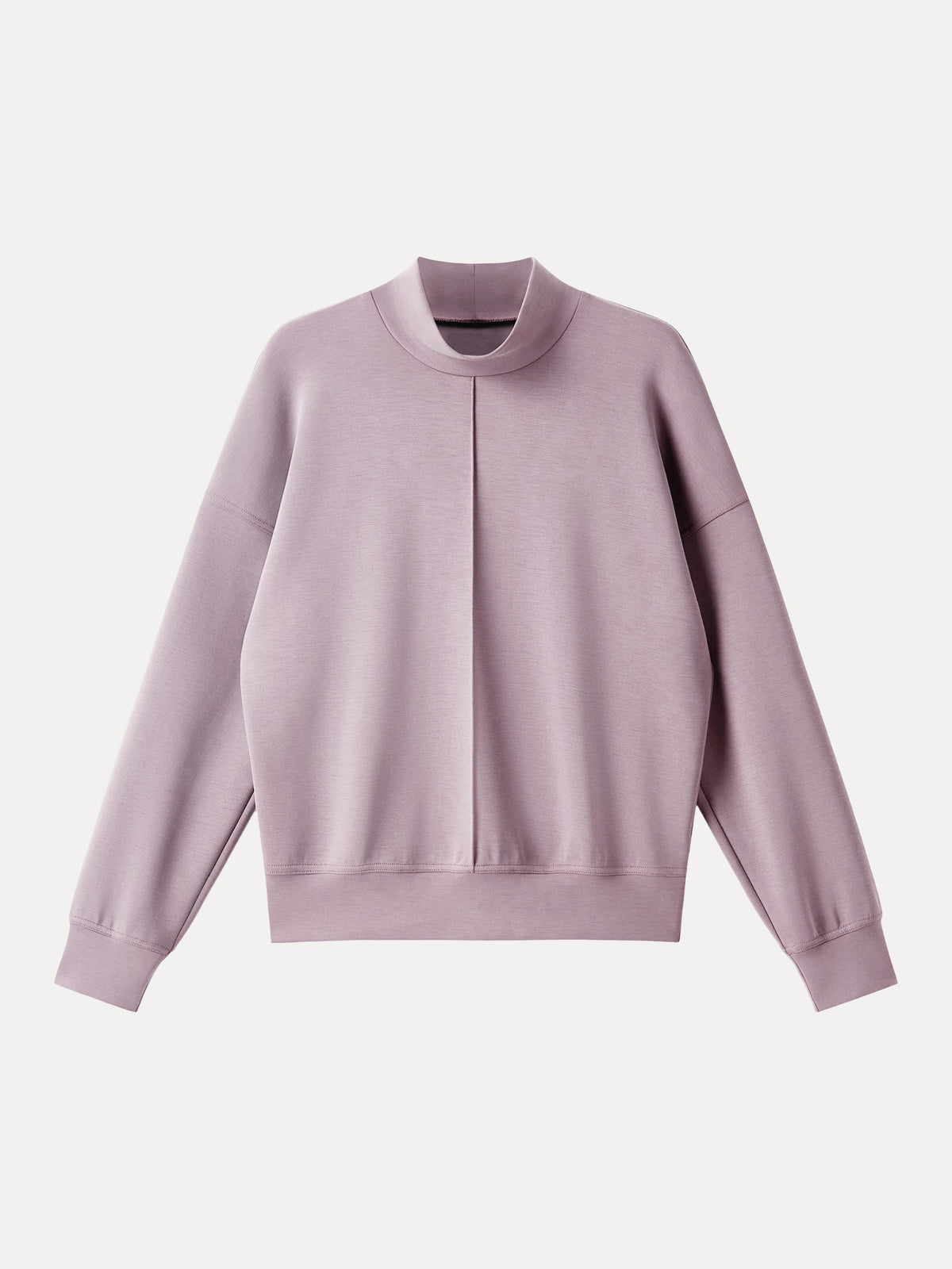 OGLmove Women's Modal Spacer Mockneck Long Sleeve Pullover Shirt