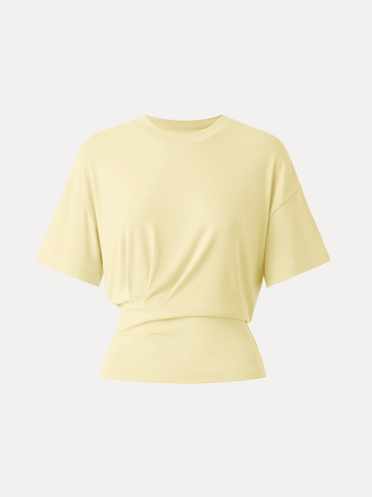OGLmove Women's Crewneck Short Sleeve Tucked Tee