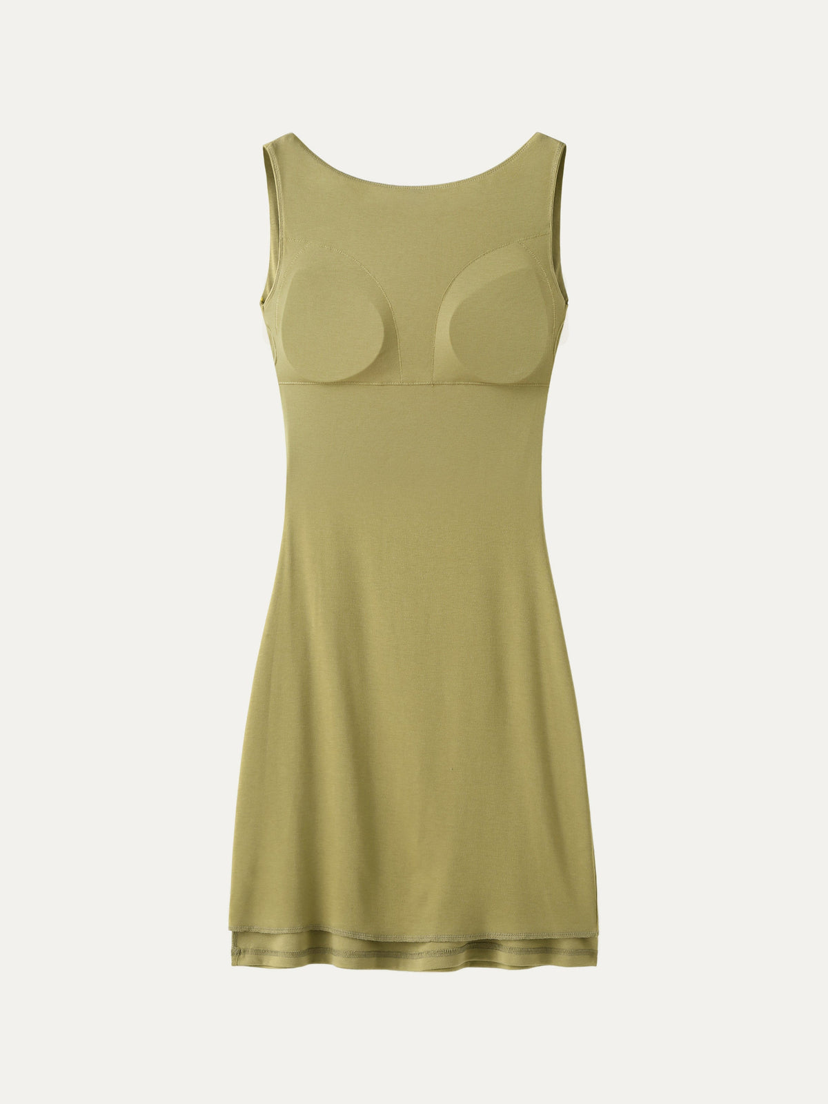 OGLmove Women's Cooling Open Back Bandless Bra Mini Dress