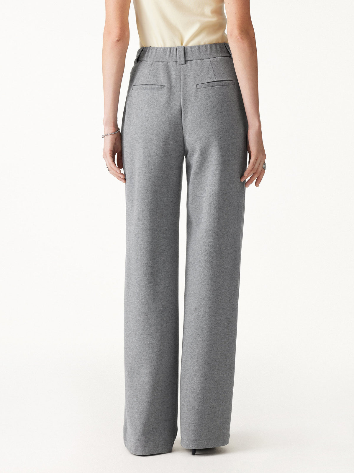 OGLmove Women's Ponte High-Rise Straight-Leg Pants with Pockets