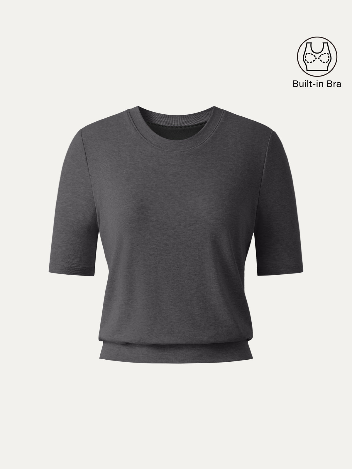 OGLmove Women's Lyocell Wool Crewneck Bra Top