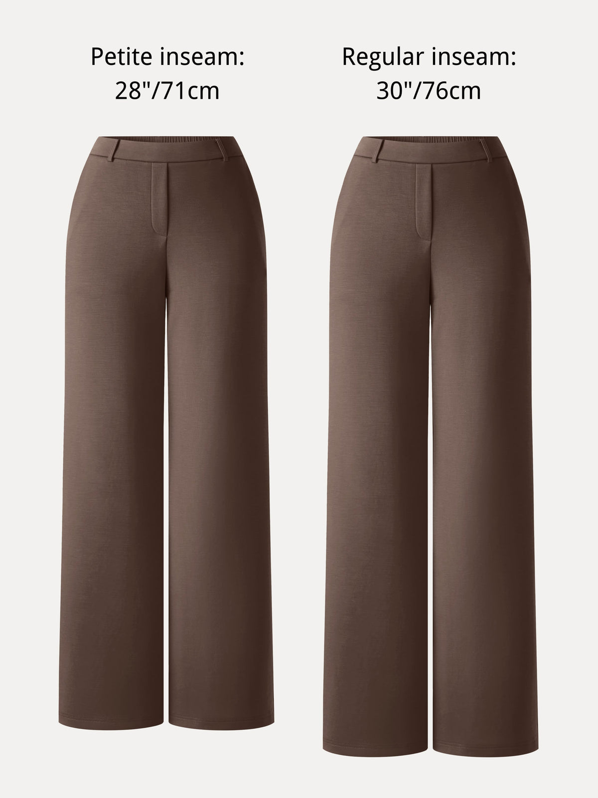 OGLmove Women's TravelEase Lyocell Spacer High-Rise Wide-Leg Pants