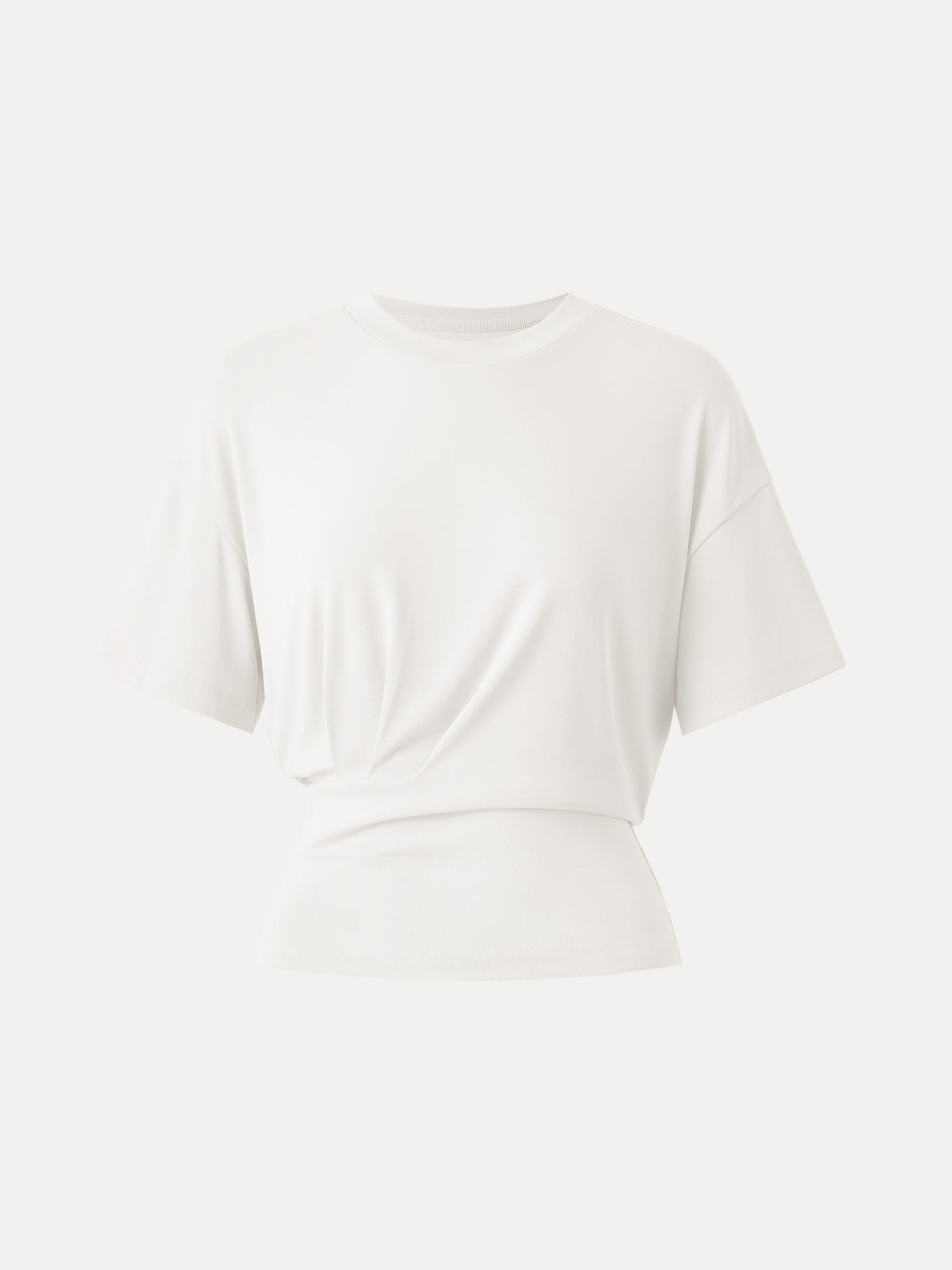 OGLmove Women's Crewneck Short Sleeve Tucked Tee