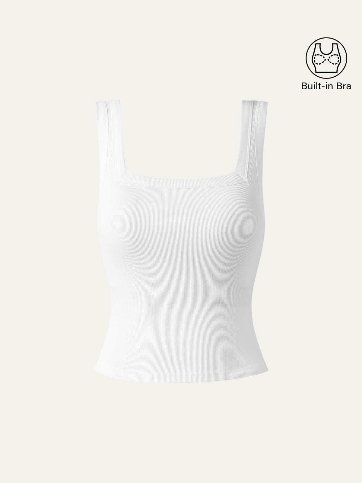 OGLmove Women's Slinky Square Open-Back Bra Tank Top