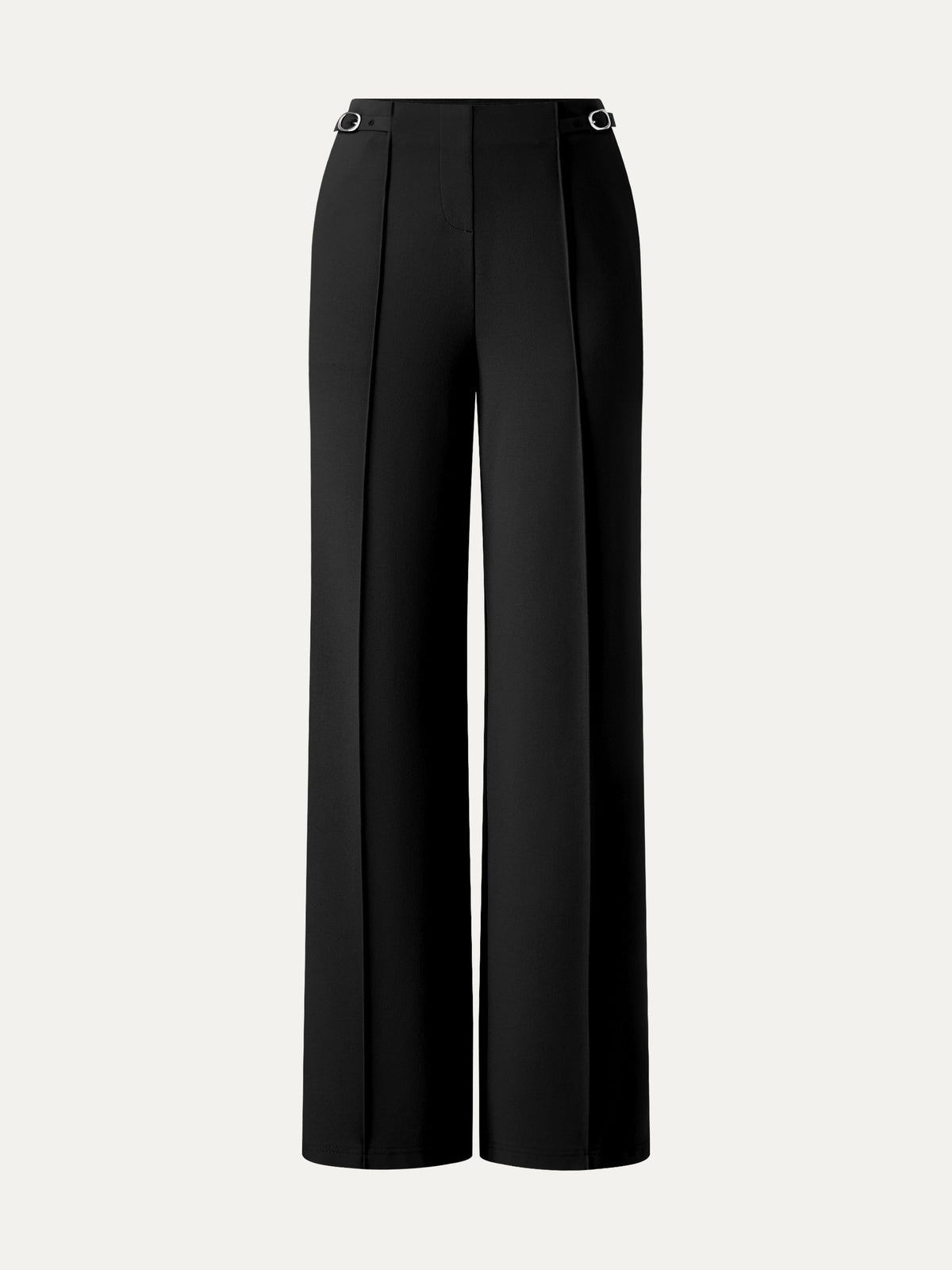 OGLmove Women's 4-Way Stretch Drapey High Rise Wide Leg Ankled Pant