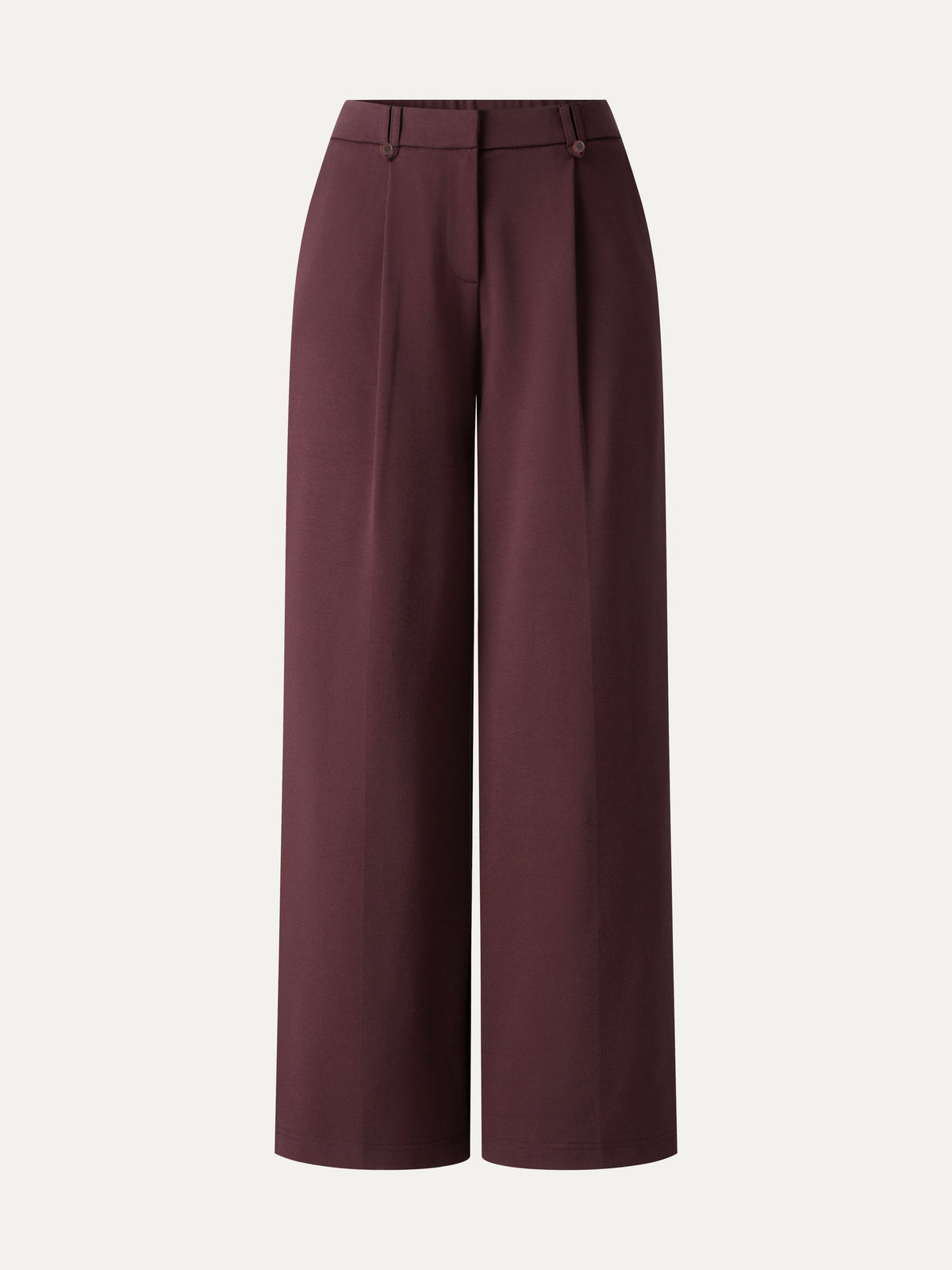 OGLmove Women's Ponte Low-Rise Straight Leg Ankled Pants with Pockets