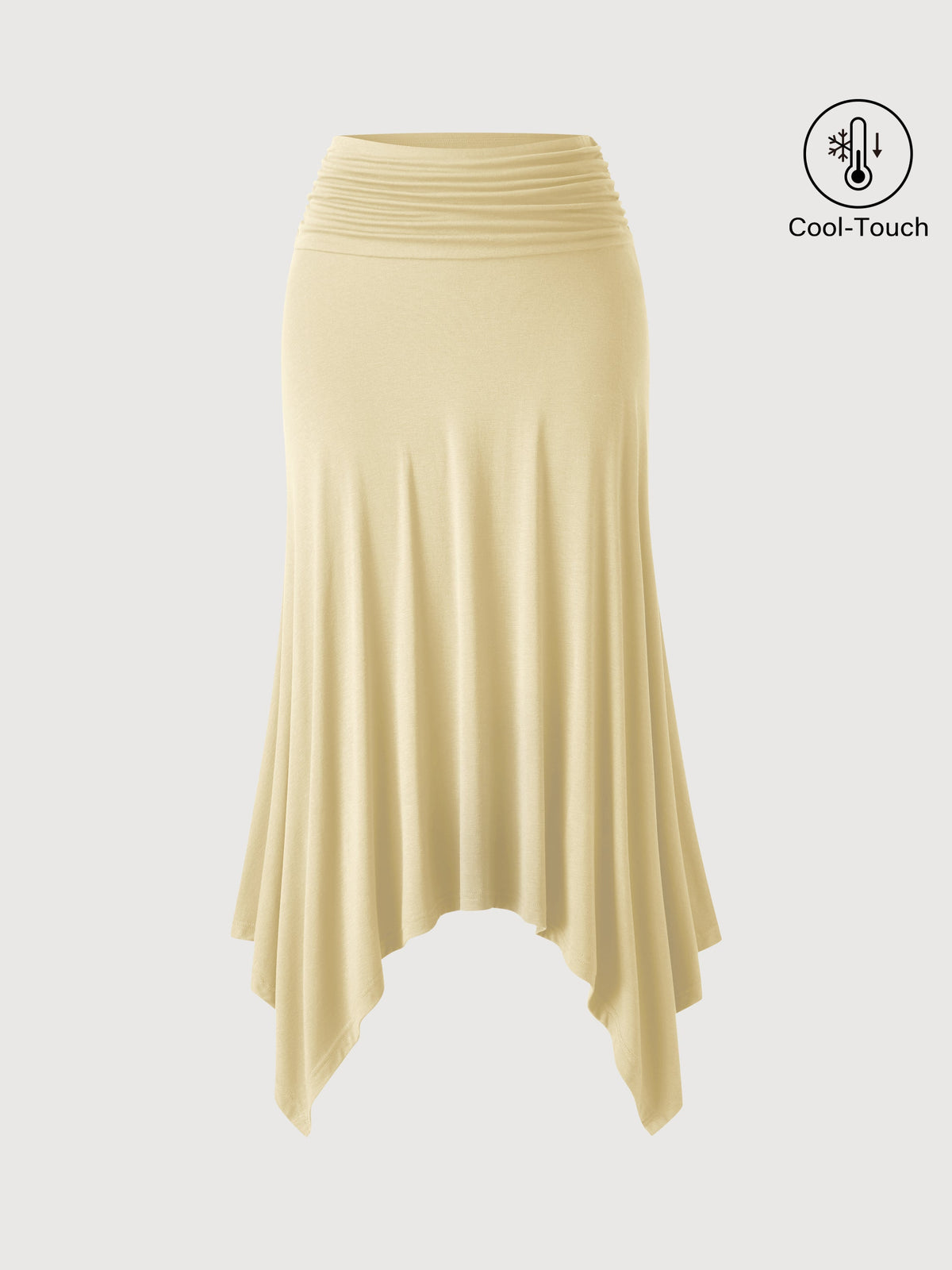 OGLmove Women's CoolTouch Handkerchief Hem Ankled Skirt