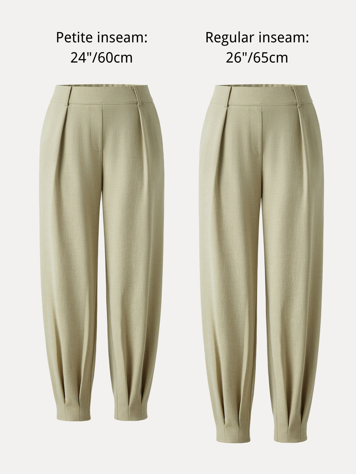 OGLmove Women's Stretch Linen-Like Wrinkle-Resistant Pants