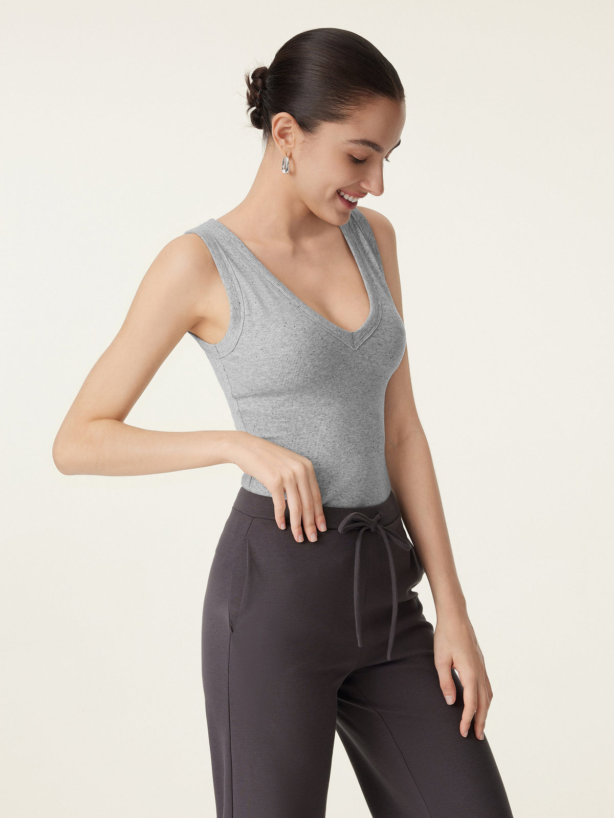 OGLmove Women's CottonAir V-Neck Bra Tank