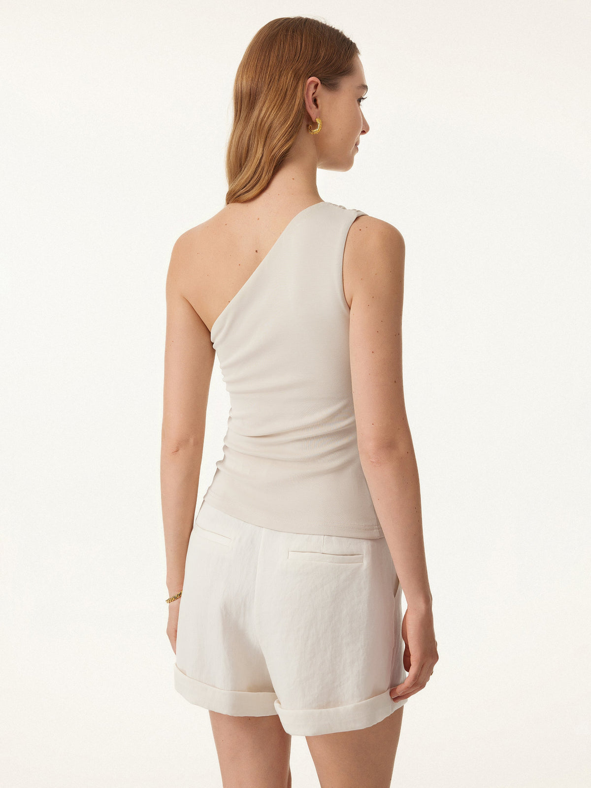 OGLmove Women's 2-Piece Wide Leg Pants and Ruched Bra Top Set