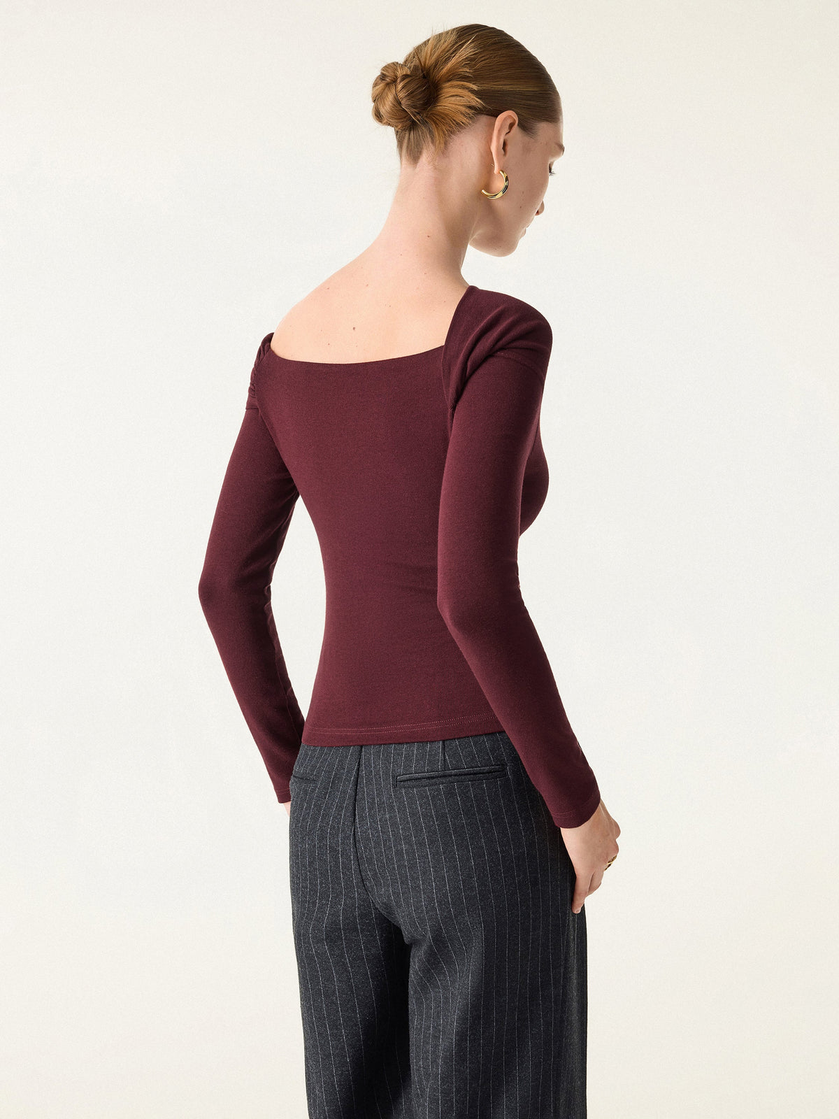 OGLmove Women's Eco-Mousse® Convertible Neck Long Sleeve Bra Top