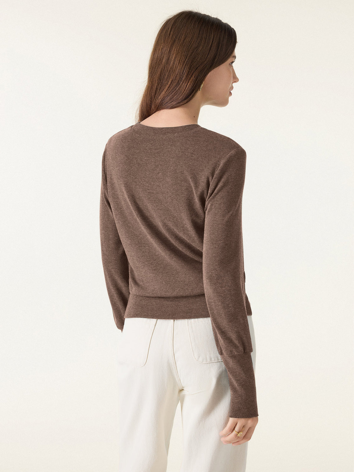 OGLmove Women's Eco-Mousse Crewneck Brushed Brami Top