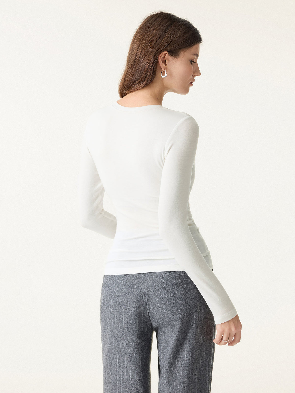 OGLmove Women's Eco-Mousse® Crewneck Long Sleeve Bra Top