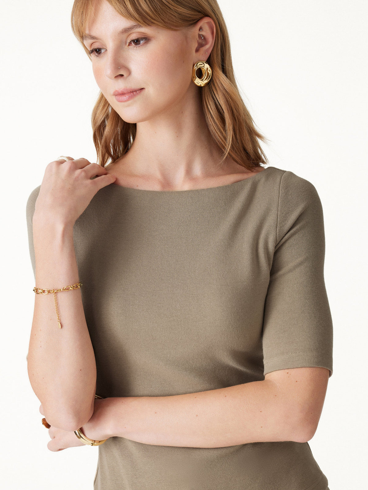 OGLmove Women's Eco-Mousse® Elbow Sleeve Bra Top
