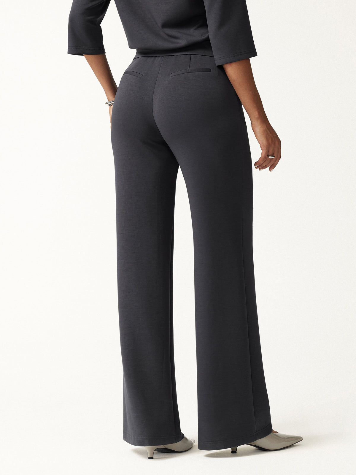 OGLmove Women's TravelEase Lyocell Spacer High-Rise Wide Leg Pants