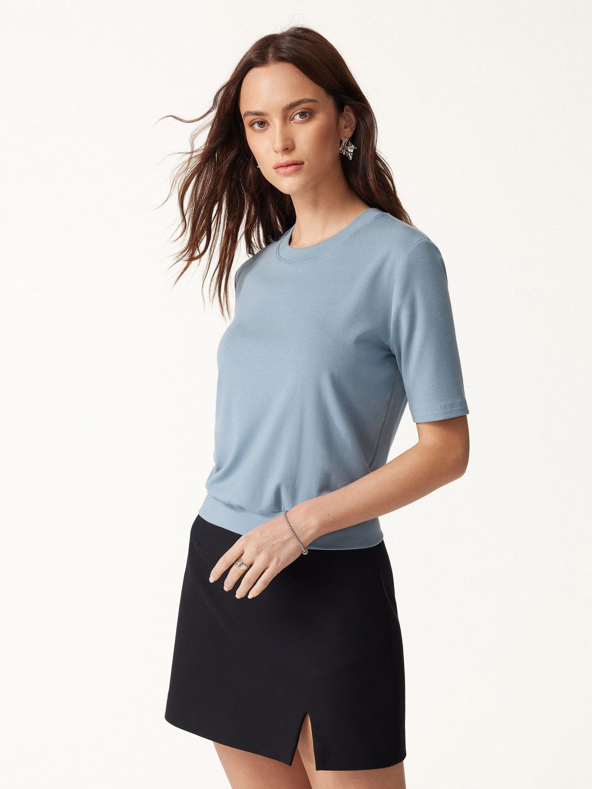 OGLmove Women's Lyocell Wool Crewneck Bra Top