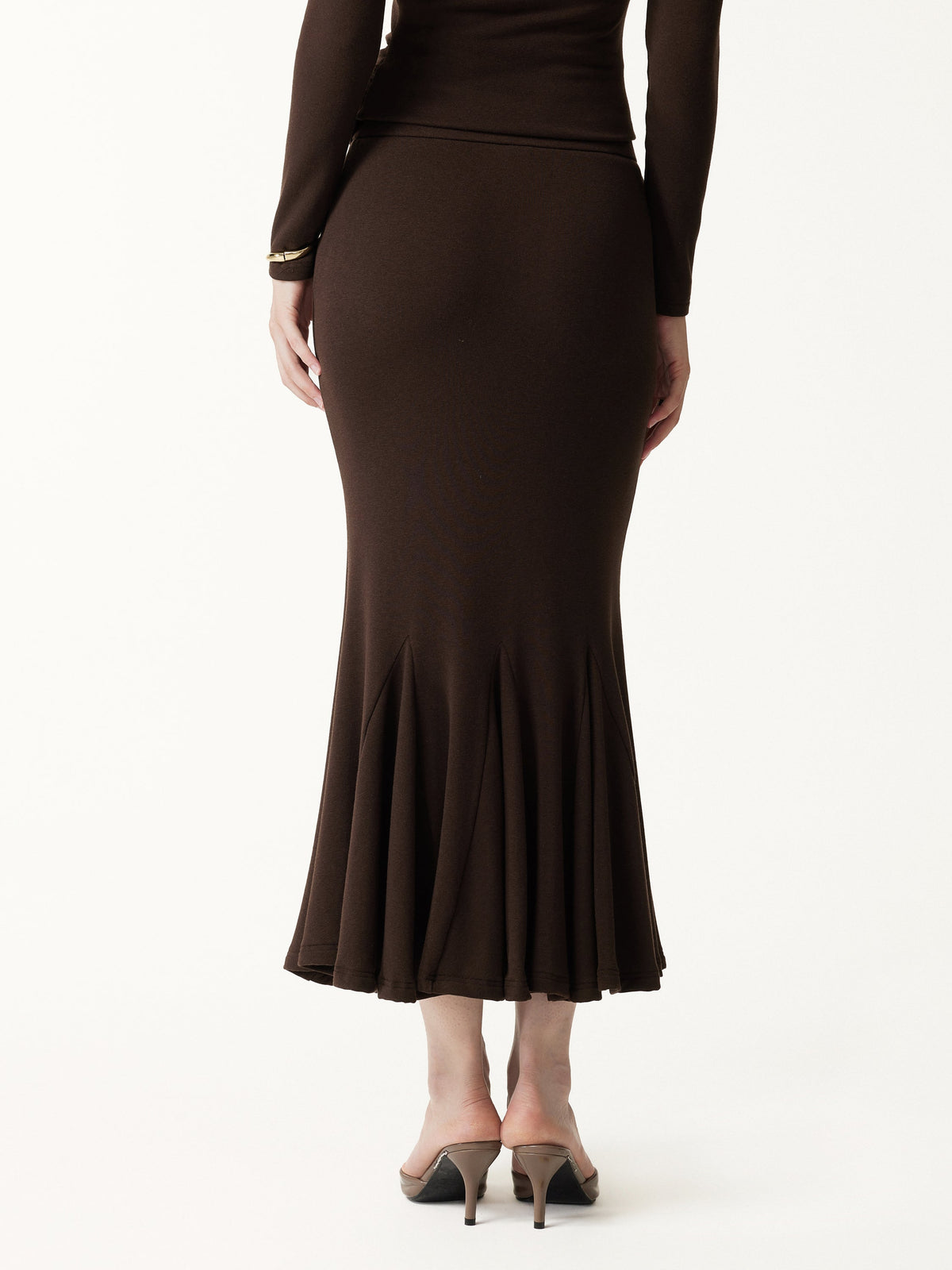OGLmove Women's Eco-Mousse High-Rise Mermaid Midi Skirt