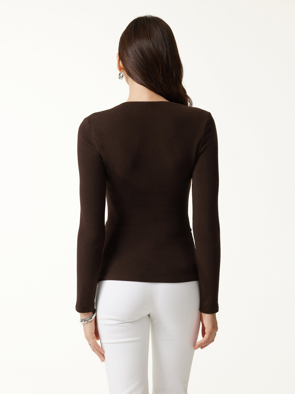 OGLmove Women's Eco-Mousse ProWarm Ruched Bra Top