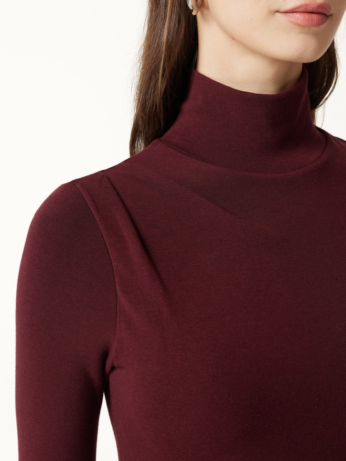 OGLmove Women's ProWarm Turtleneck Tucked Midi Bra Dress